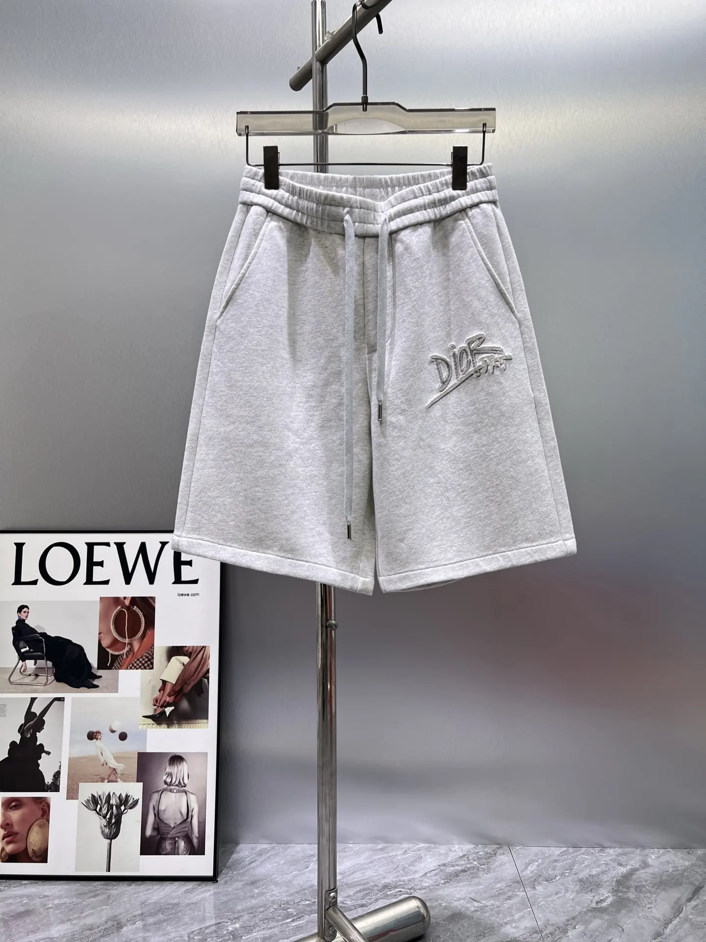 Logo-Embroidered Cotton-Blend Jersey Shorts D21012426