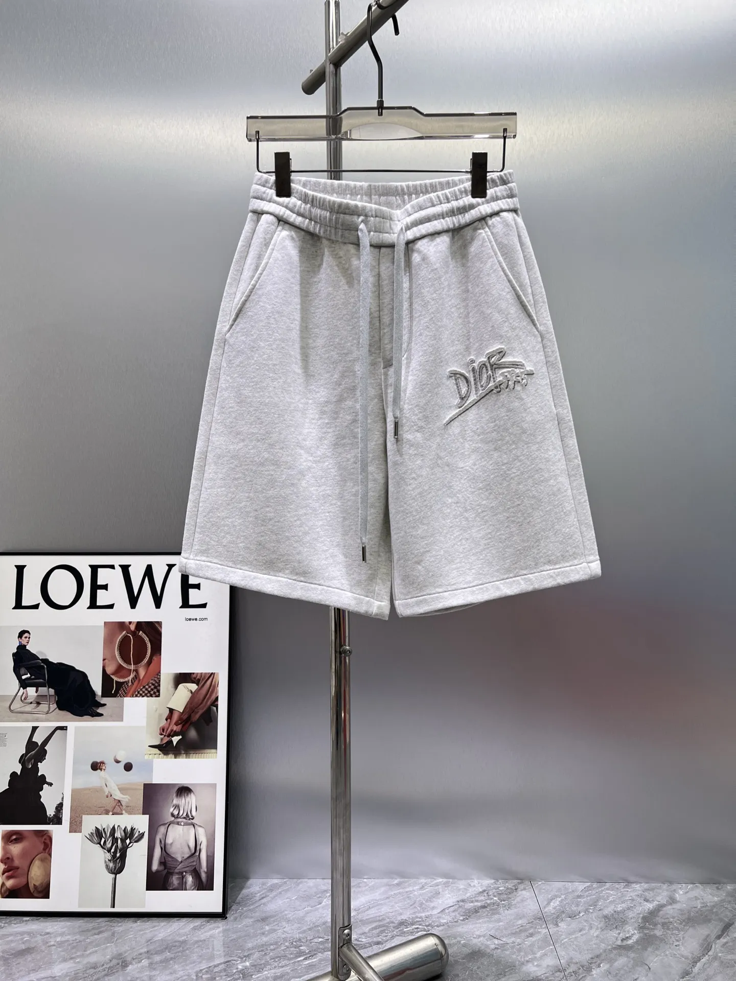 Logo-Embroidered Cotton-Blend Jersey Shorts D21012426