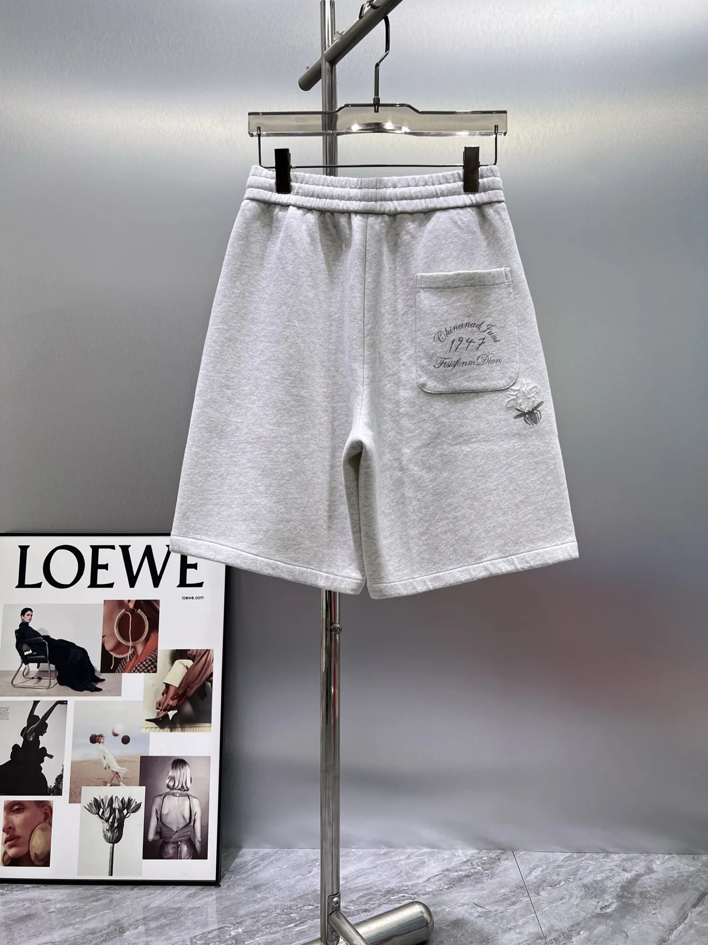 Logo-Embroidered Cotton-Blend Jersey Shorts D21012426 — view 2