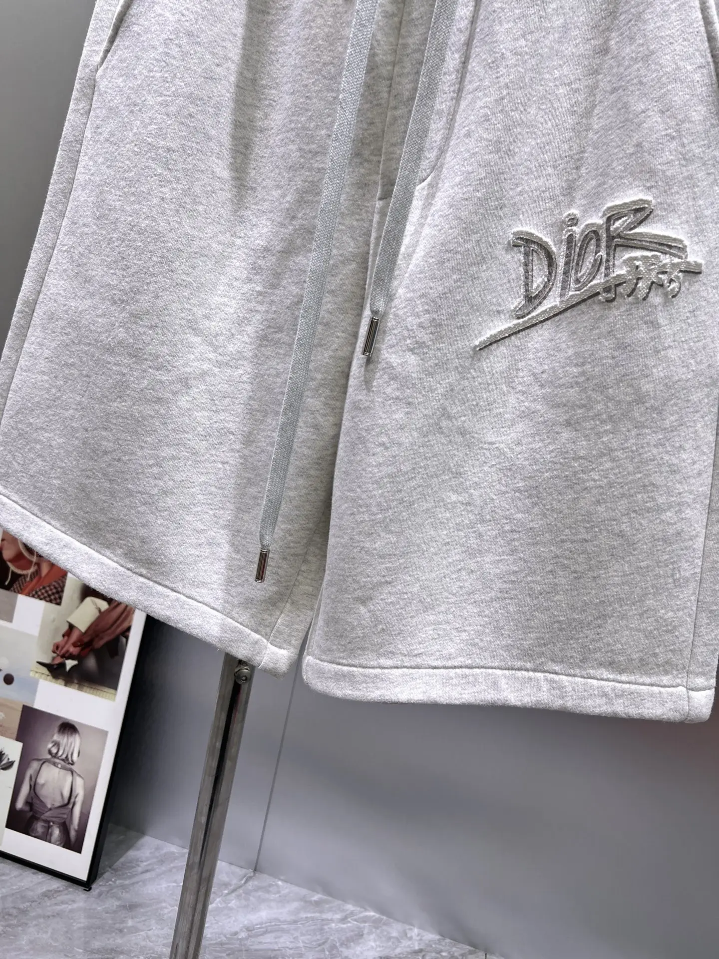 Logo-Embroidered Cotton-Blend Jersey Shorts D21012426 — view 7