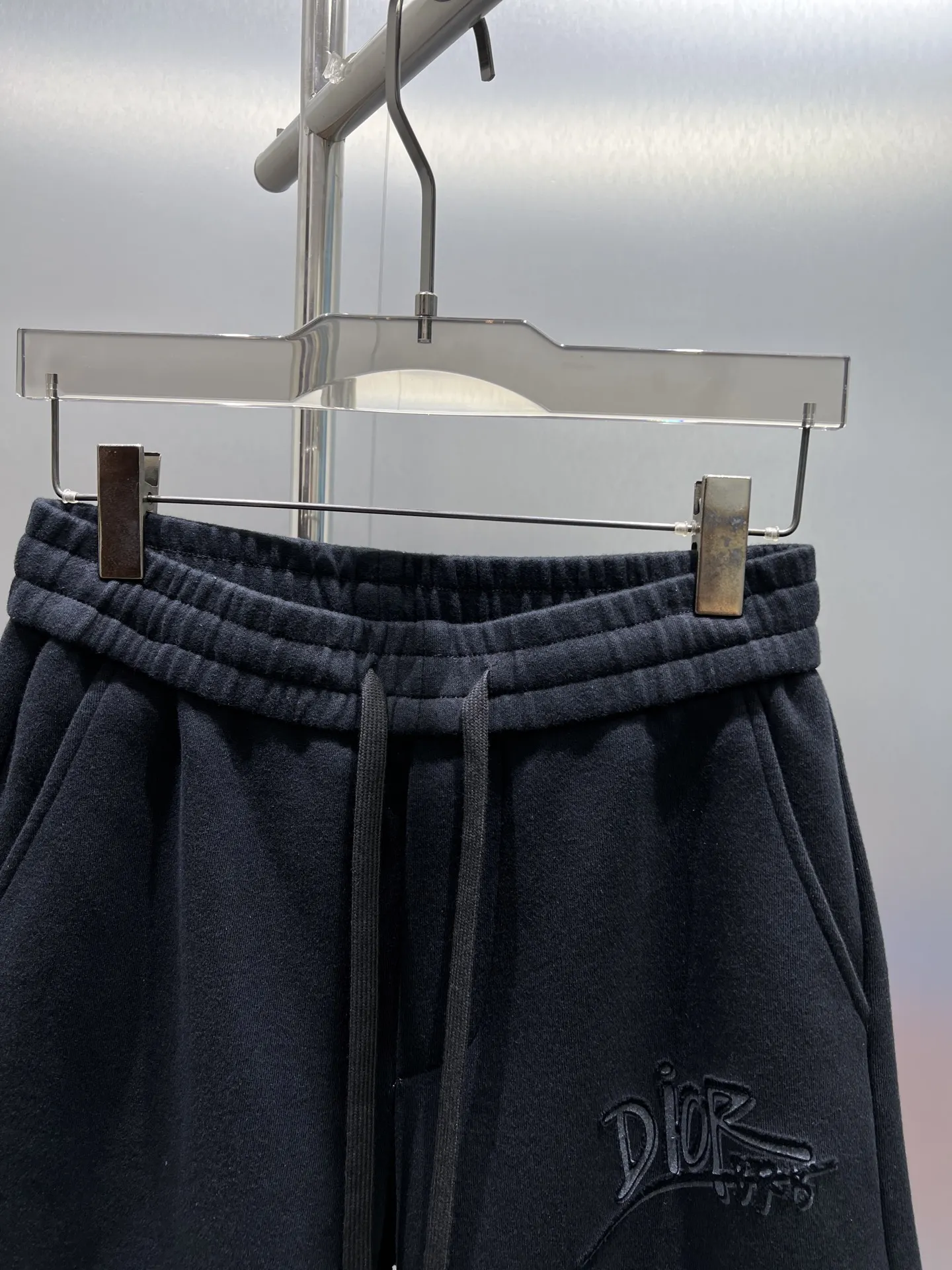 Logo-Embroidered Cotton-Blend Shorts D21012427 — view 4