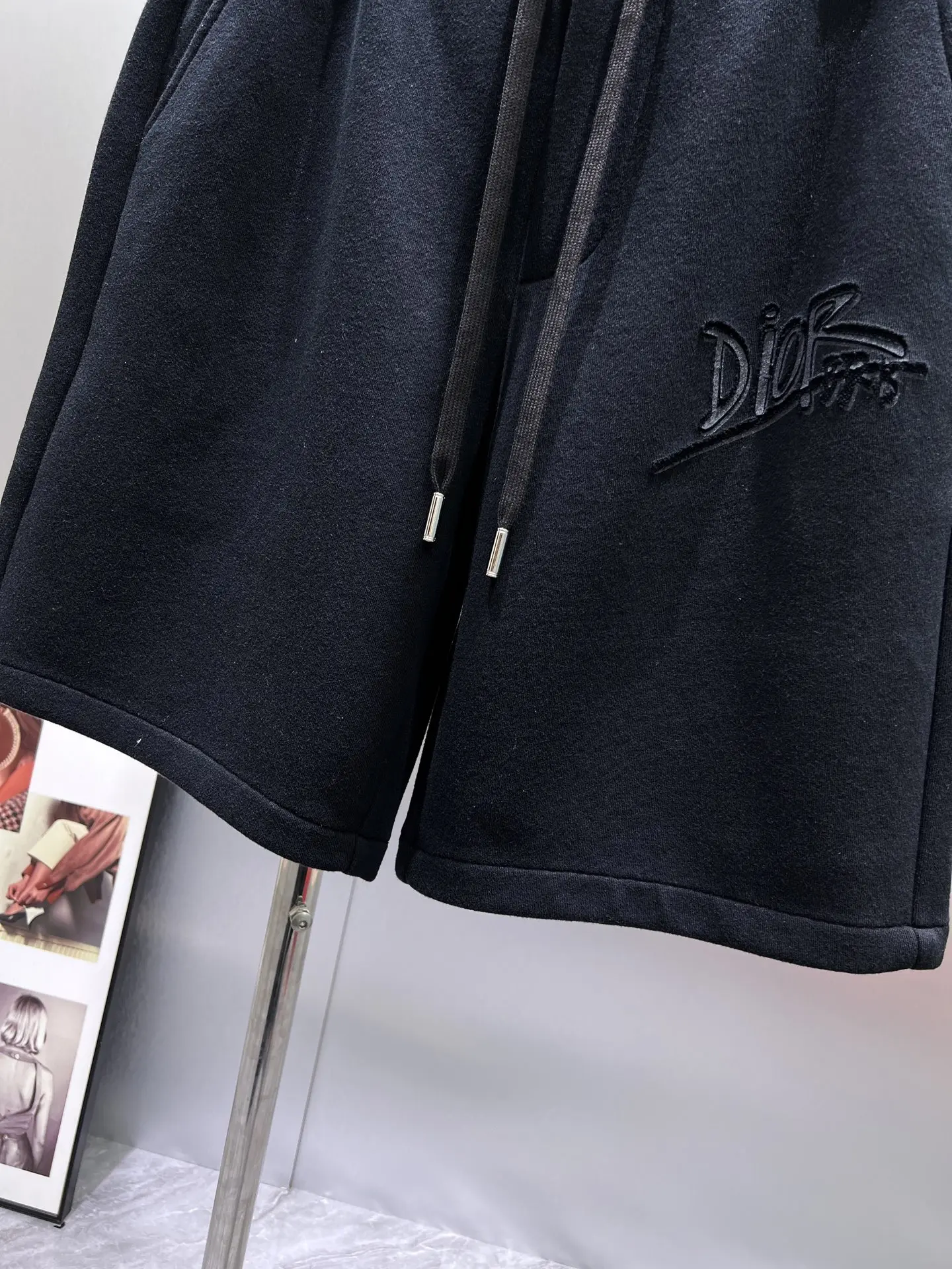 Logo-Embroidered Cotton-Blend Shorts D21012427 — view 6