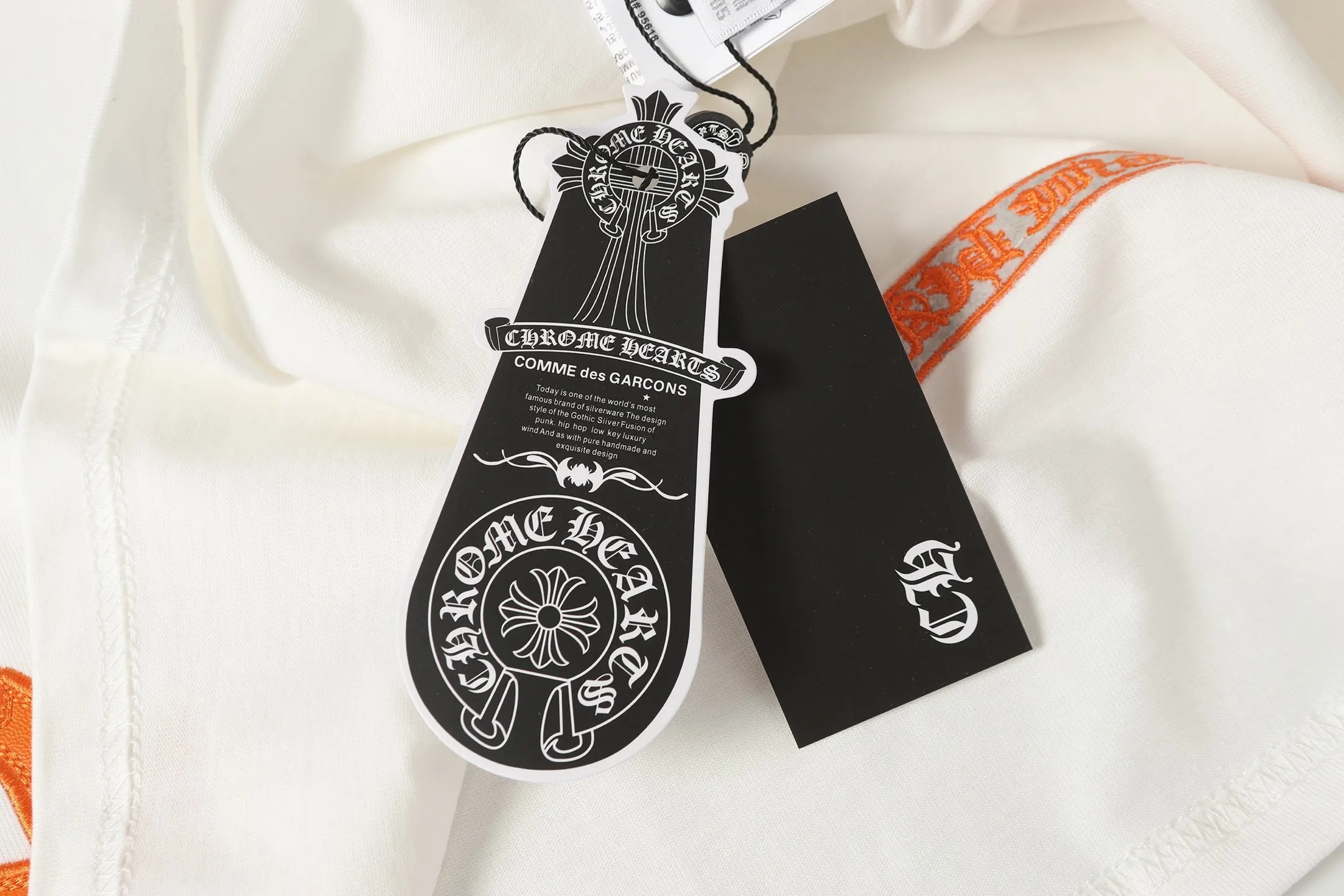 Multi-Color Cross Patch Cotton T-Shirt D10513951 — view 11