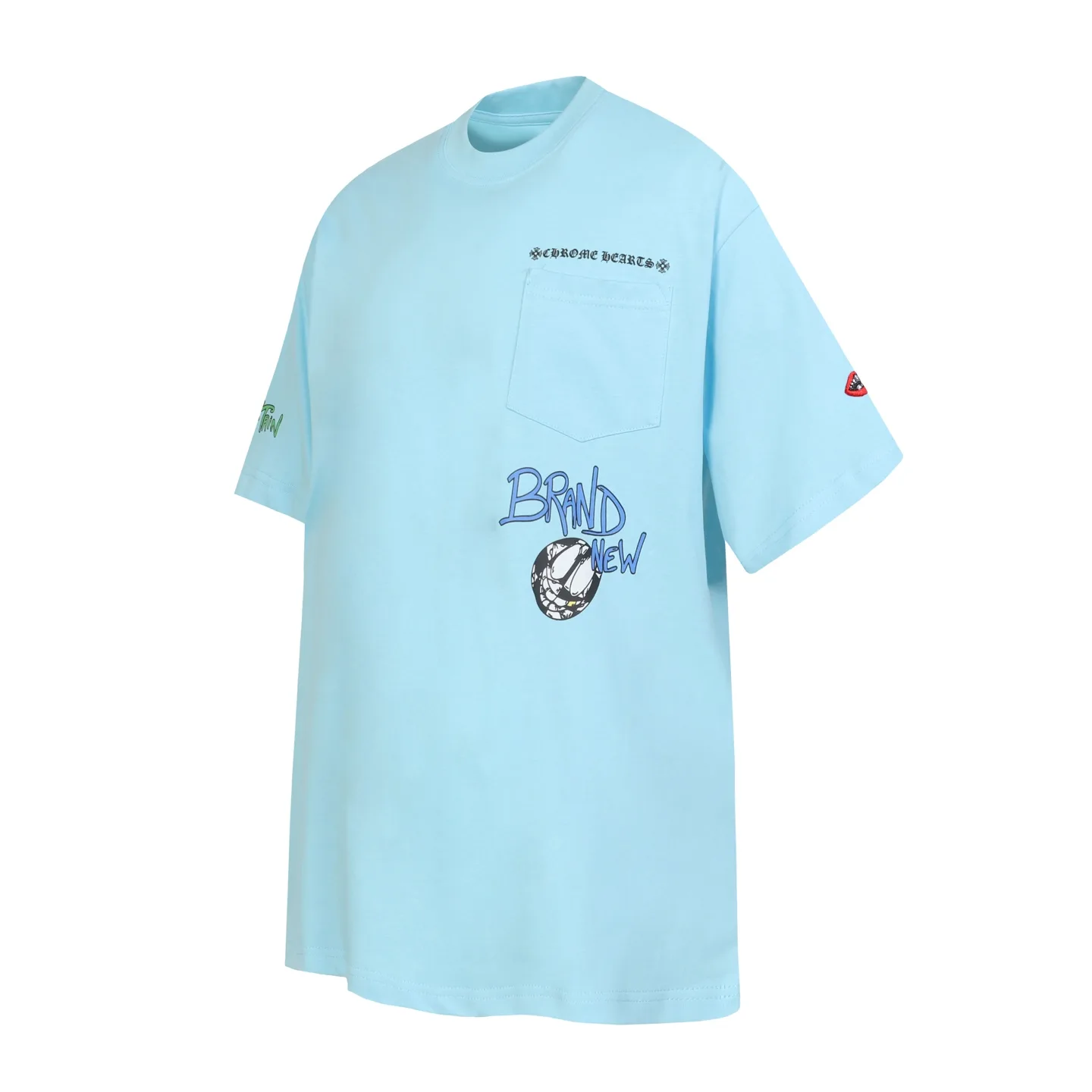Graffiti Print Pocket T-Shirt D9513942 — view 2