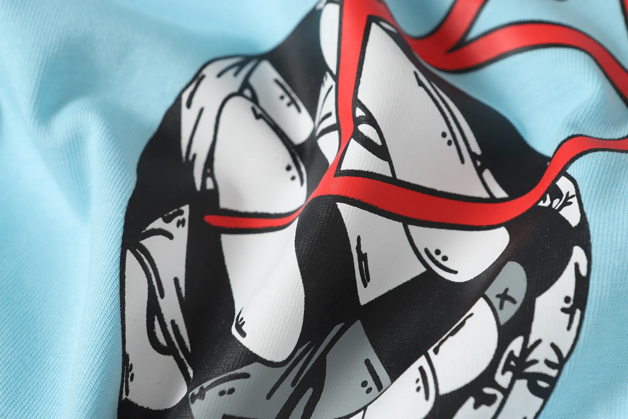 Graffiti Print Pocket T-Shirt D9513942 — view 12