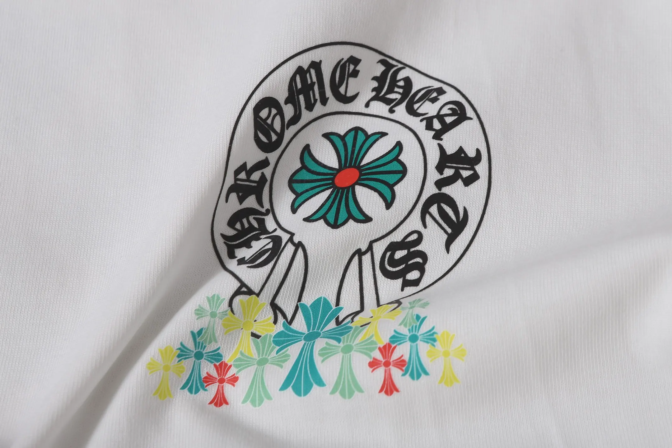 Multicolor Horseshoe Logo Print T-Shirt D9514075 — view 6