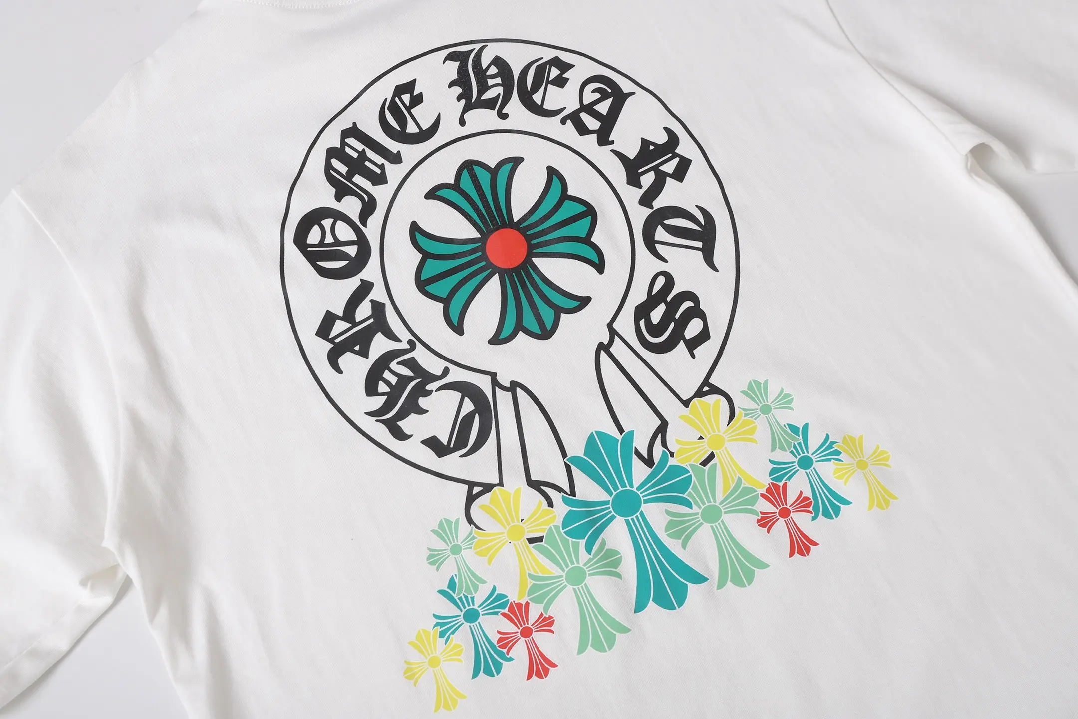Multicolor Horseshoe Logo Print T-Shirt D9514075 — view 7