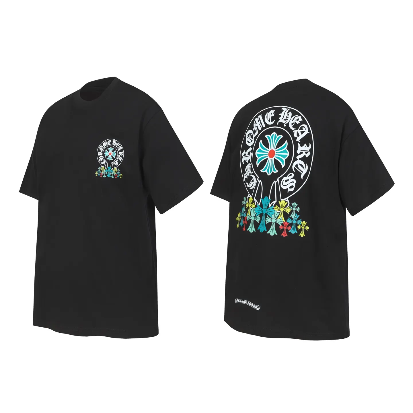 Multicolor Horseshoe Logo Cotton T-Shirt D9514074