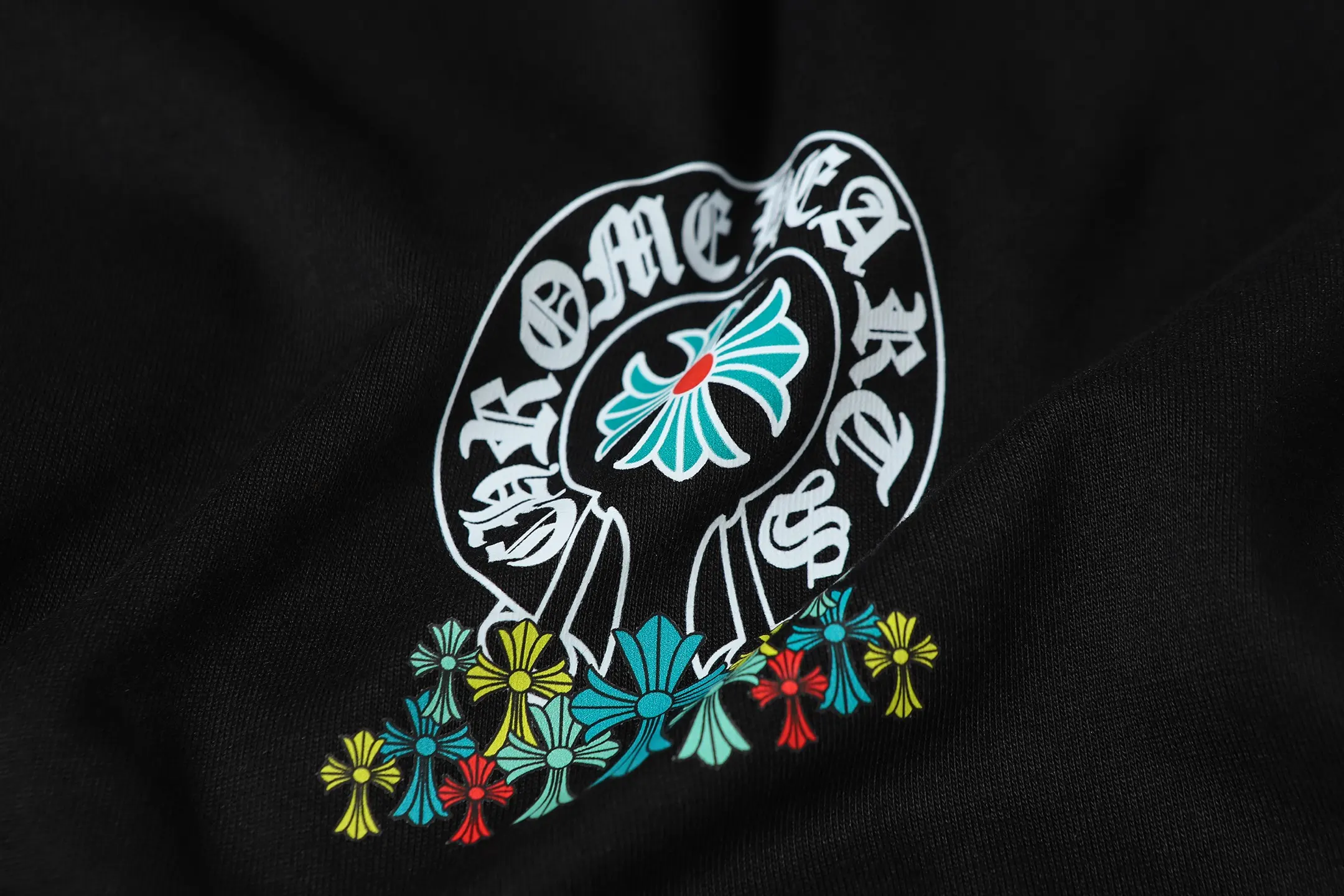 Multicolor Horseshoe Logo Cotton T-Shirt D9514074 — view 7