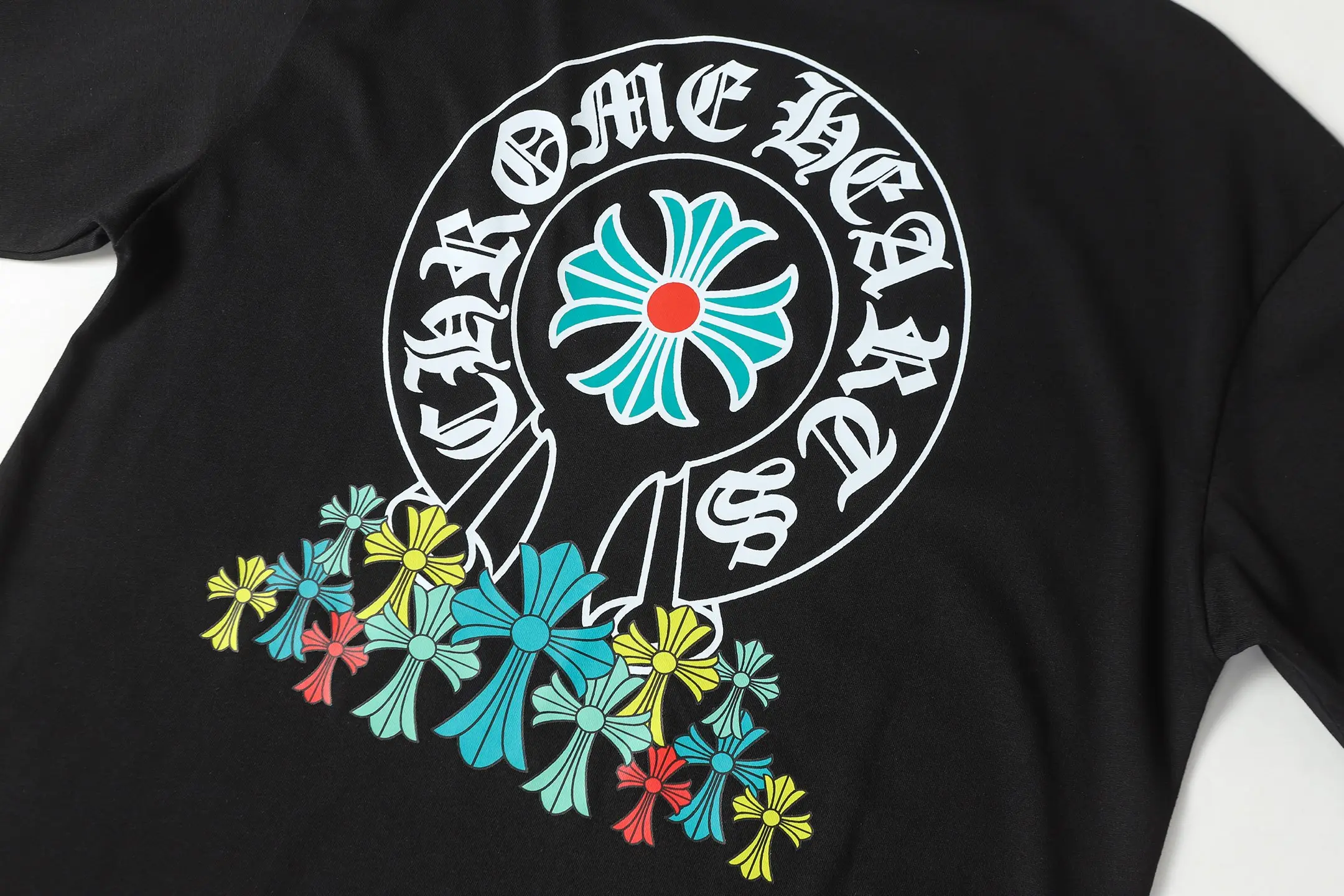 Multicolor Horseshoe Logo Cotton T-Shirt D9514074 — view 9