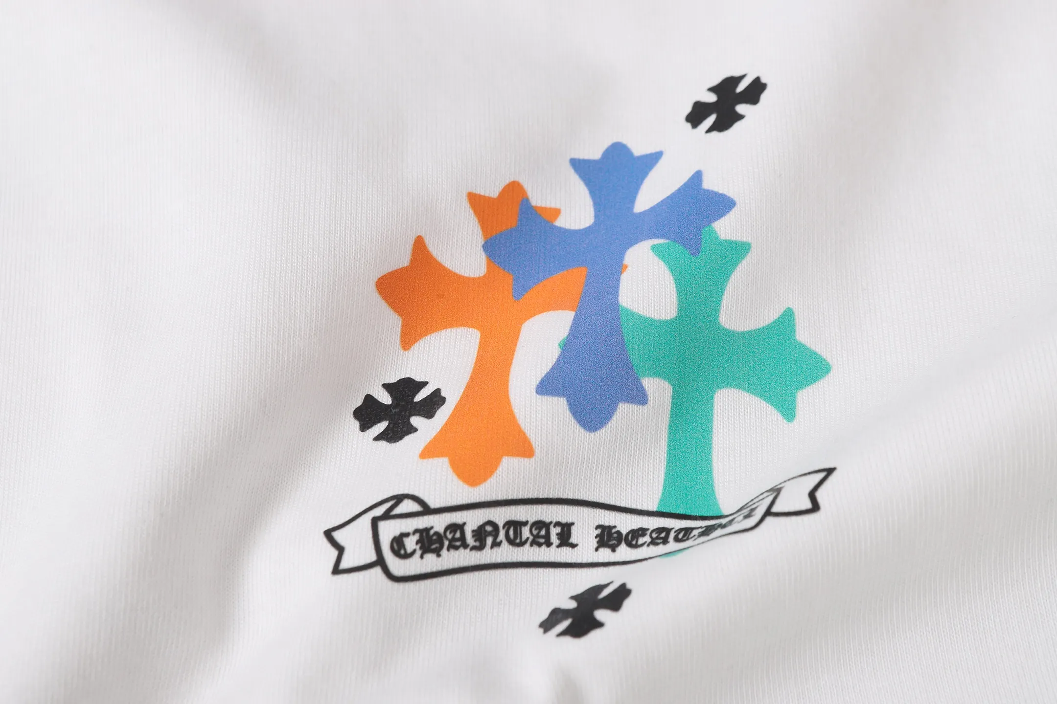Chrome Hearts Horseshoe Floral Print T-Shirt D9514078 — view 5