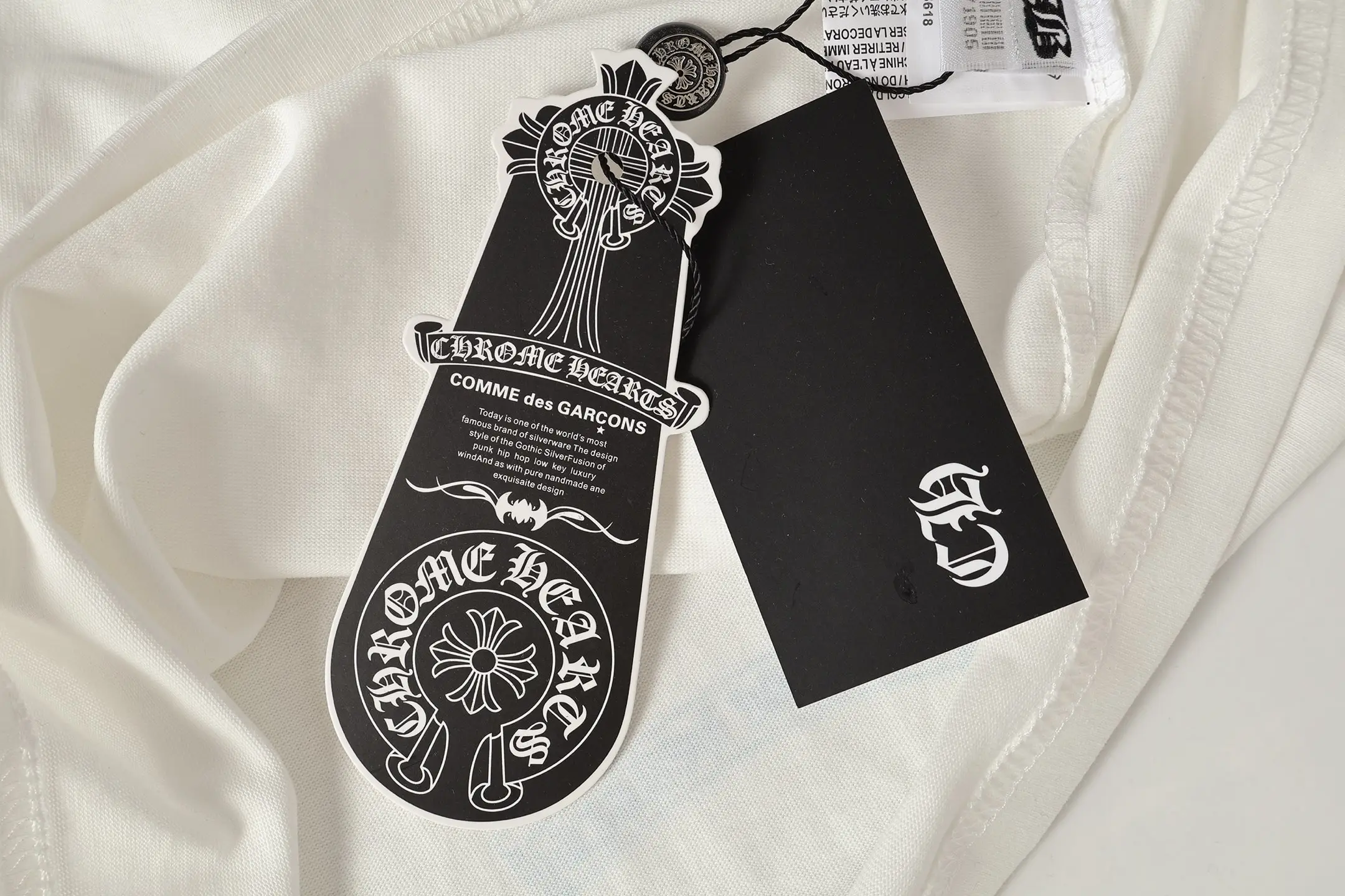 Cross Print Cotton Pocket T-Shirt D9513962 — view 12