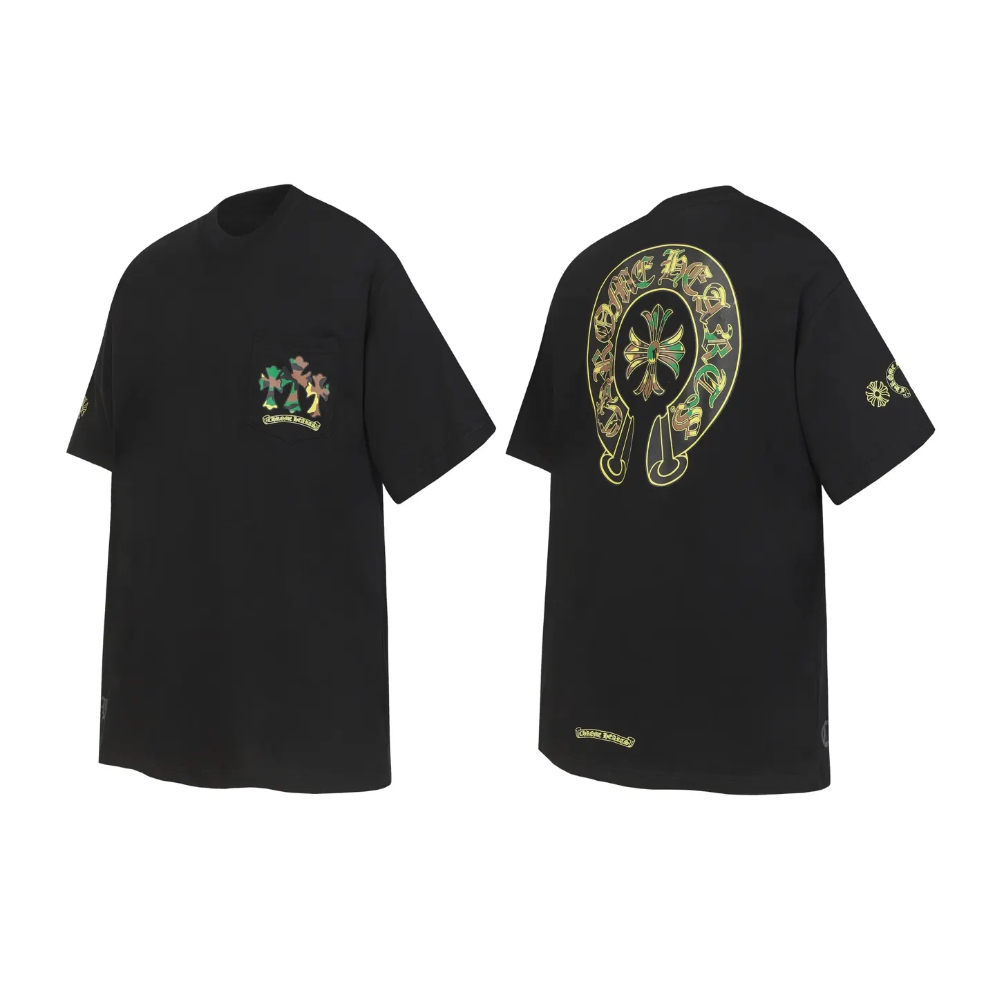 Camo Horseshoe Logo Pocket T-Shirt D10013940