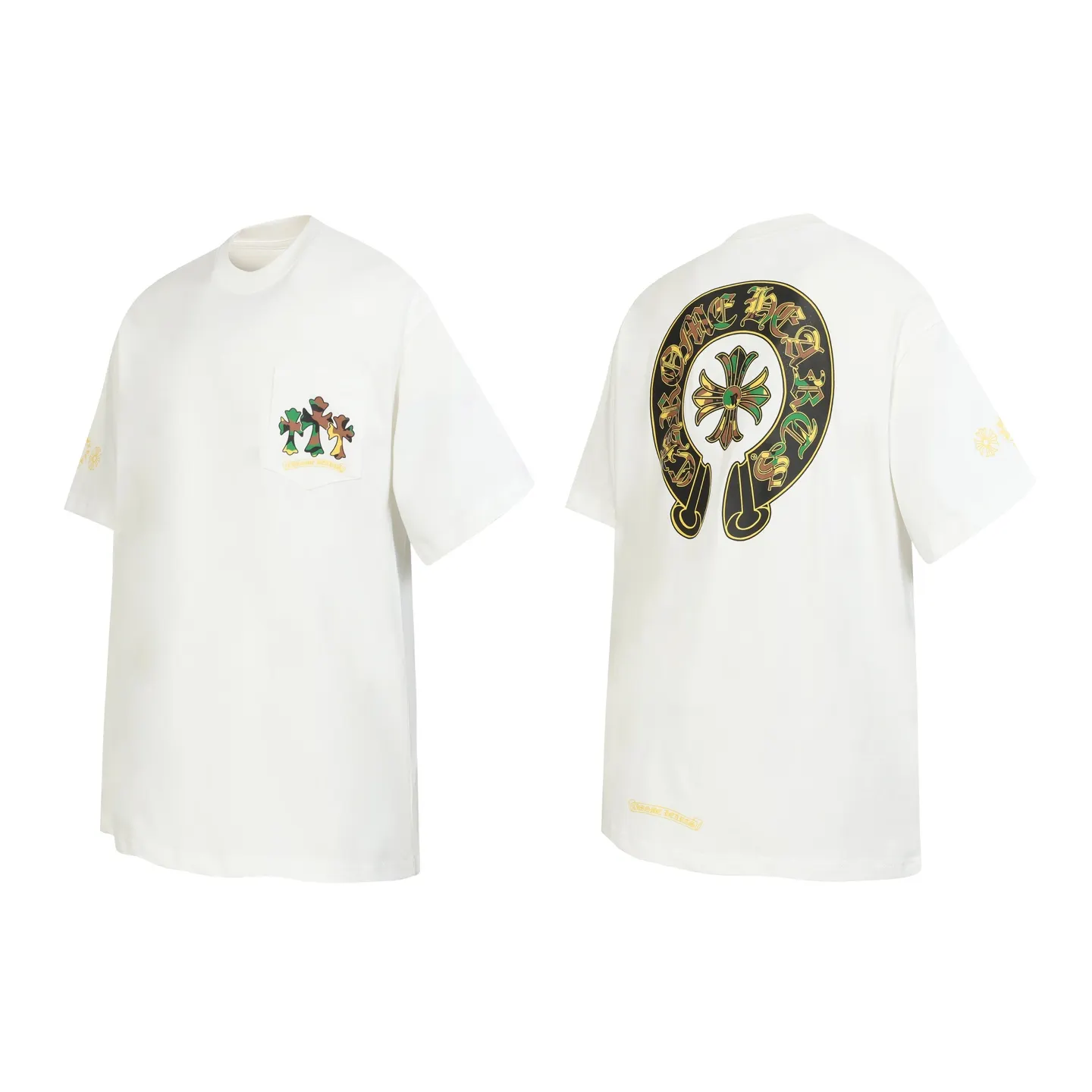 Camo Horseshoe Logo Pocket T-Shirt D10013939