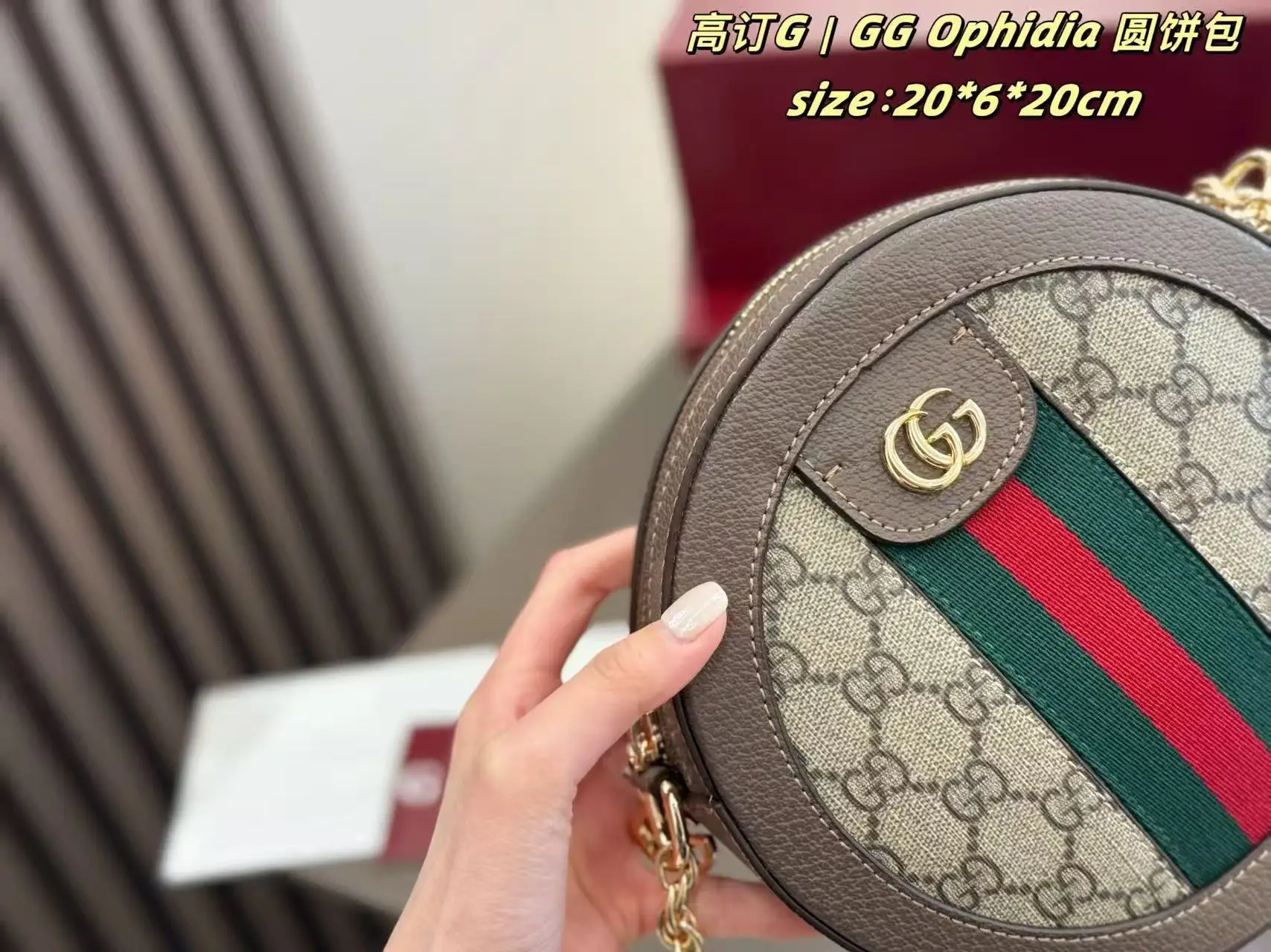 Ophidia GG Supreme Round Mini Bag D24018191 — view 5