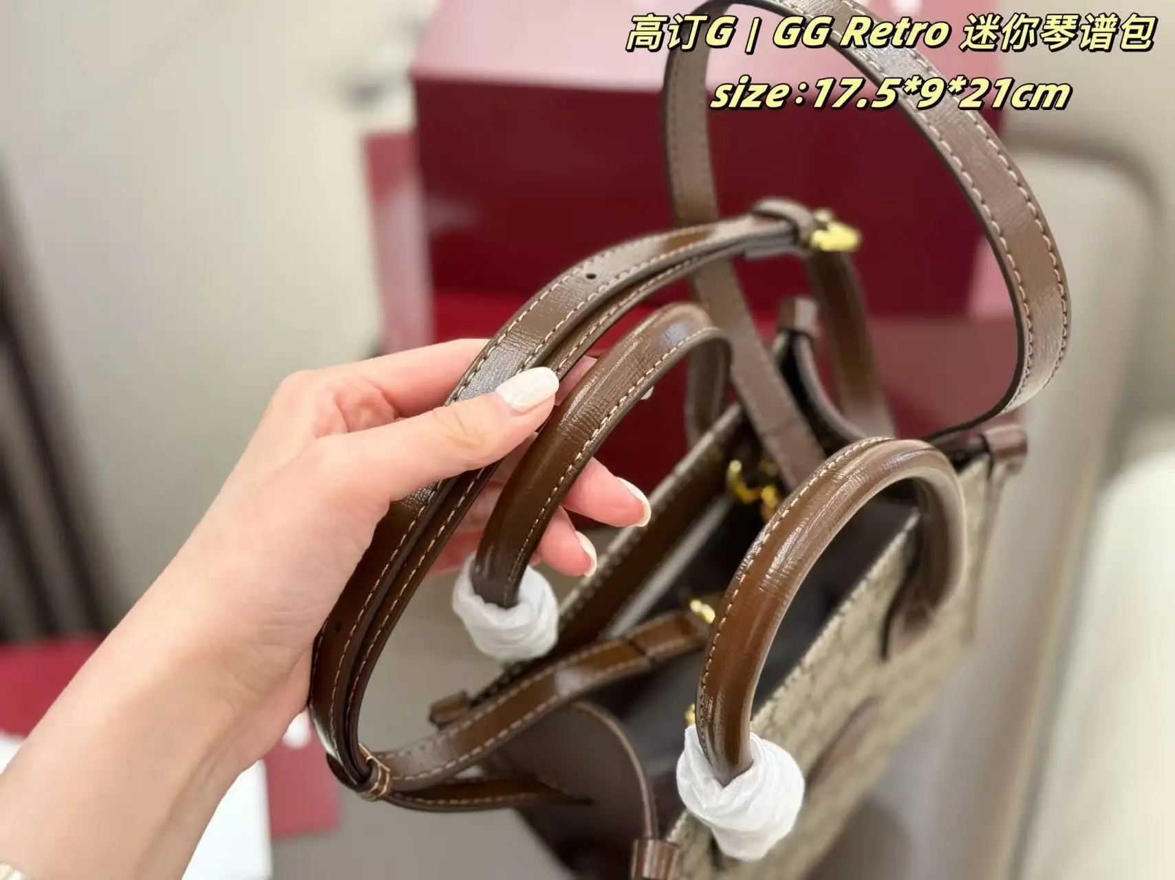 Ophidia Mini GG Canvas Tote Bag D26018190 — view 4