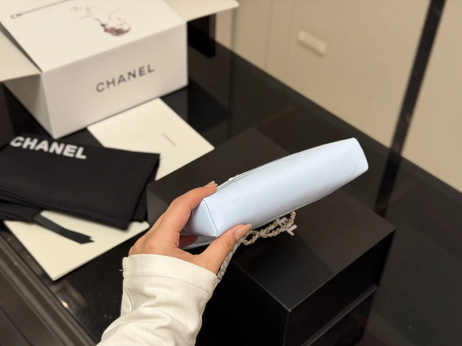 Chanel 31 Mini Top-Handle Bag D26017947 — view 8