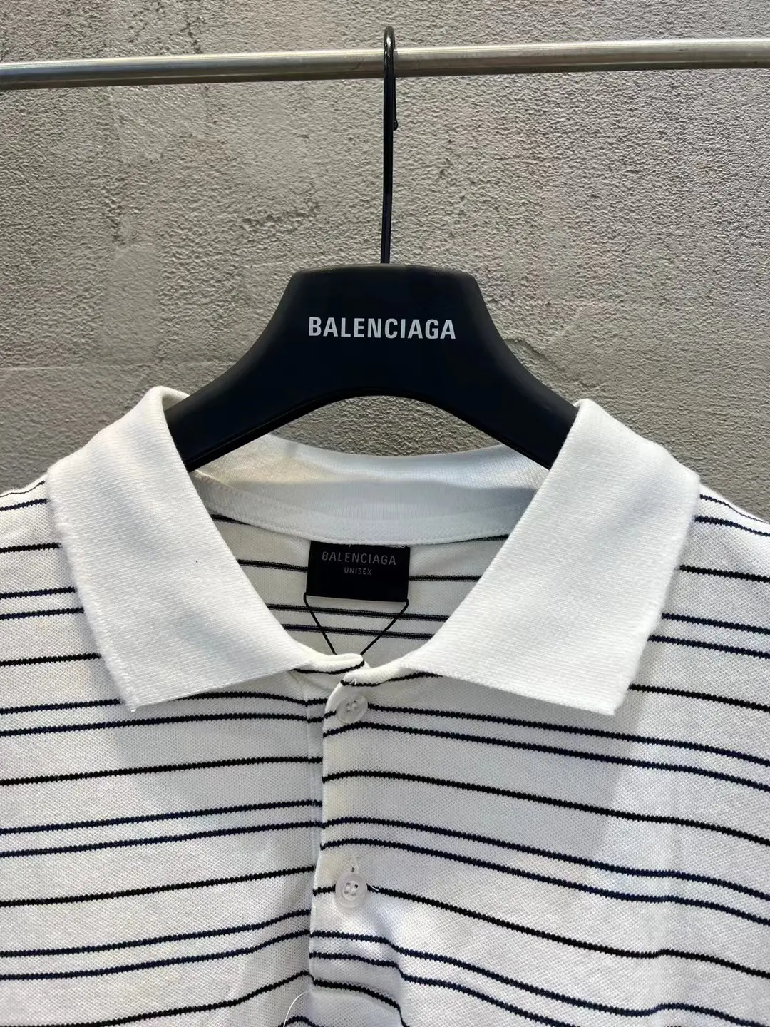 Oversized Striped Logo Polo Shirt D12519943 — view 3