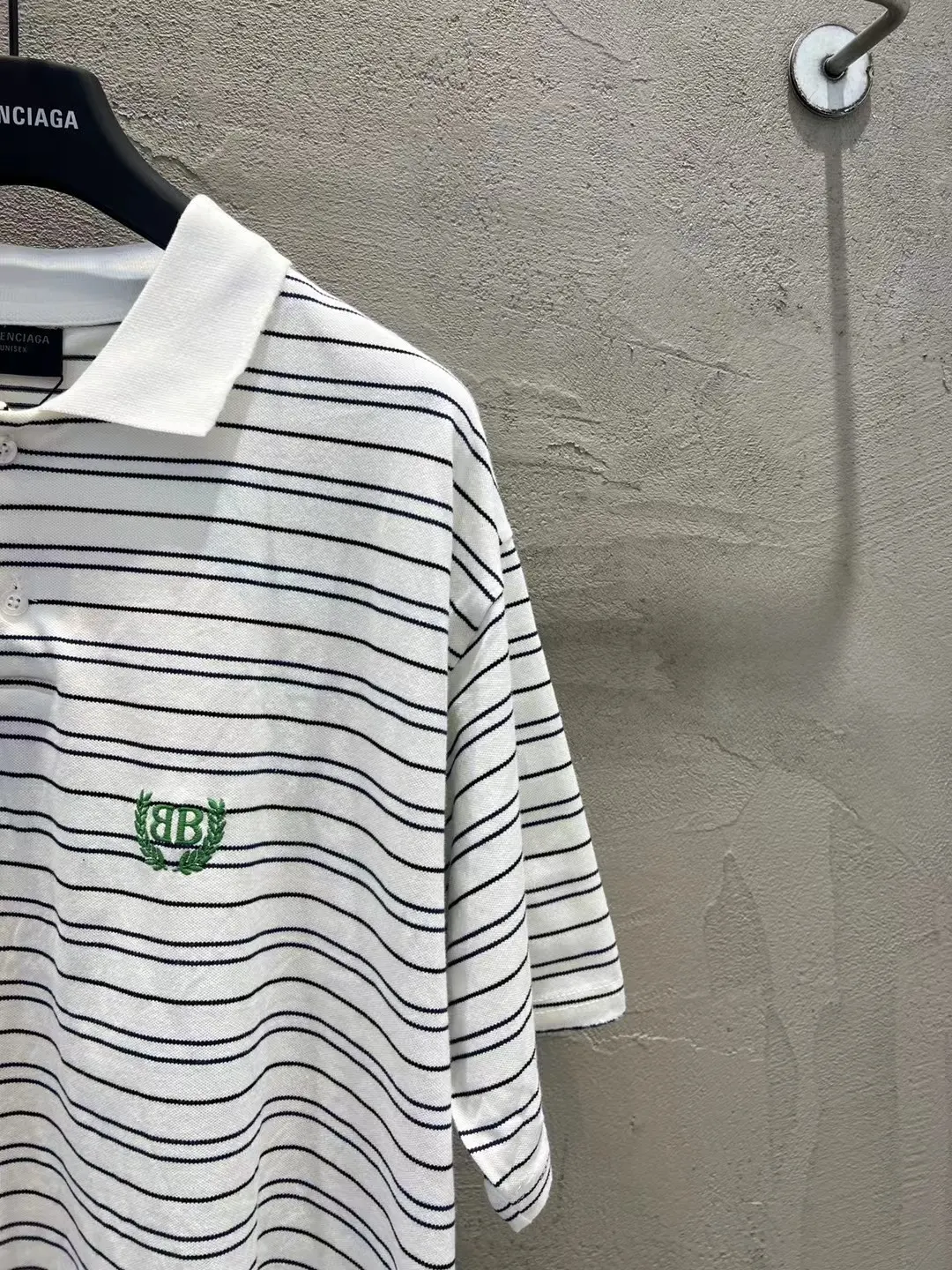 Oversized Striped Logo Polo Shirt D12519943 — view 5