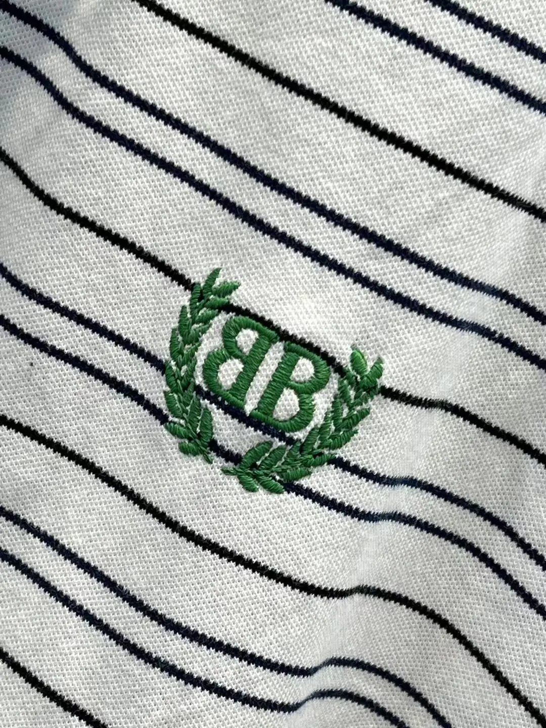 Oversized Striped Logo Polo Shirt D12519943 — view 6