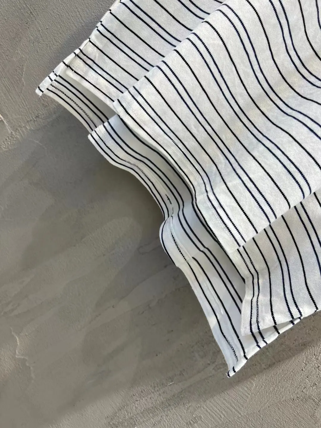 Oversized Striped Logo Polo Shirt D12519943 — view 7