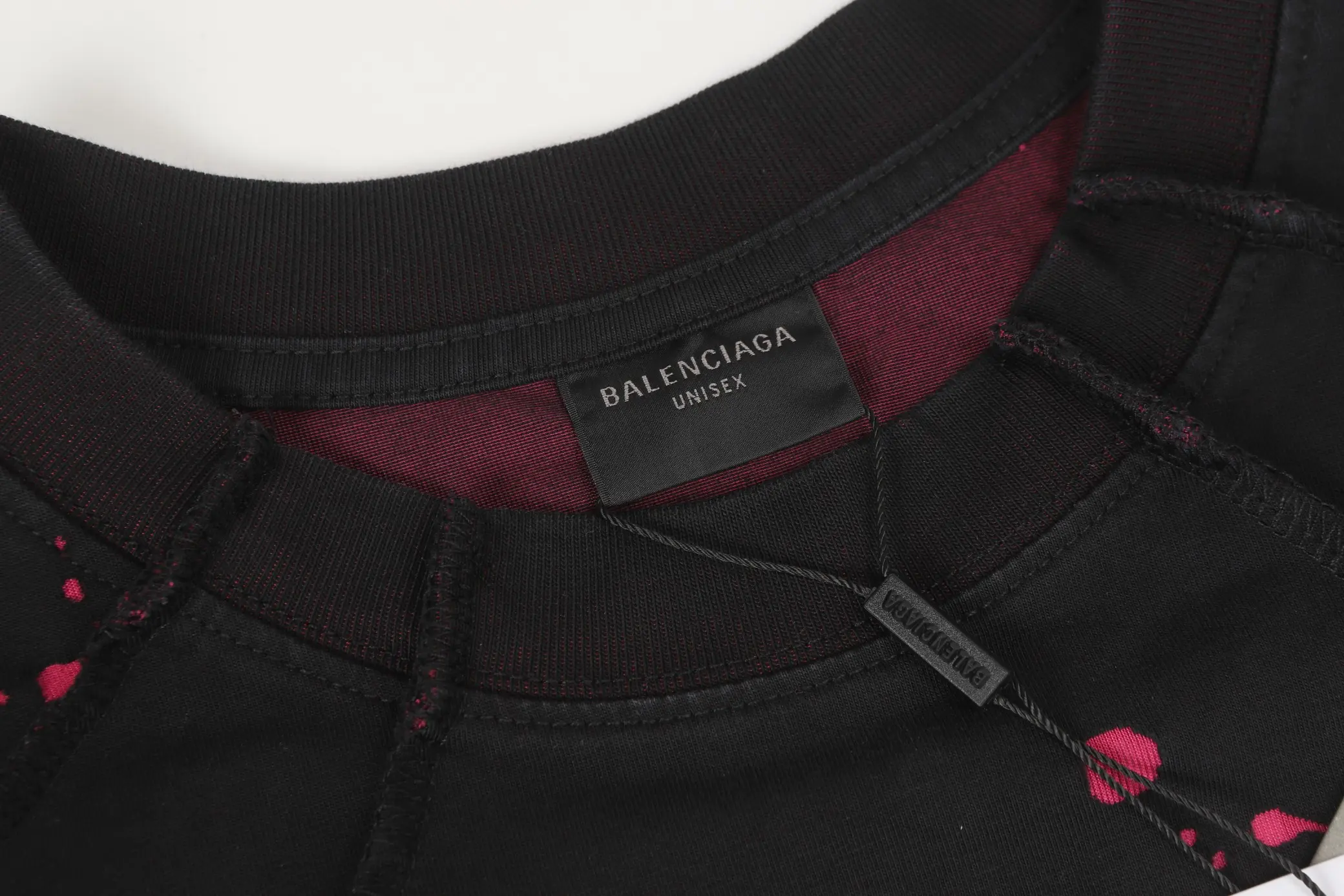 Logo Embroidery Distressed Oversized T-Shirt D18019981 — view 5