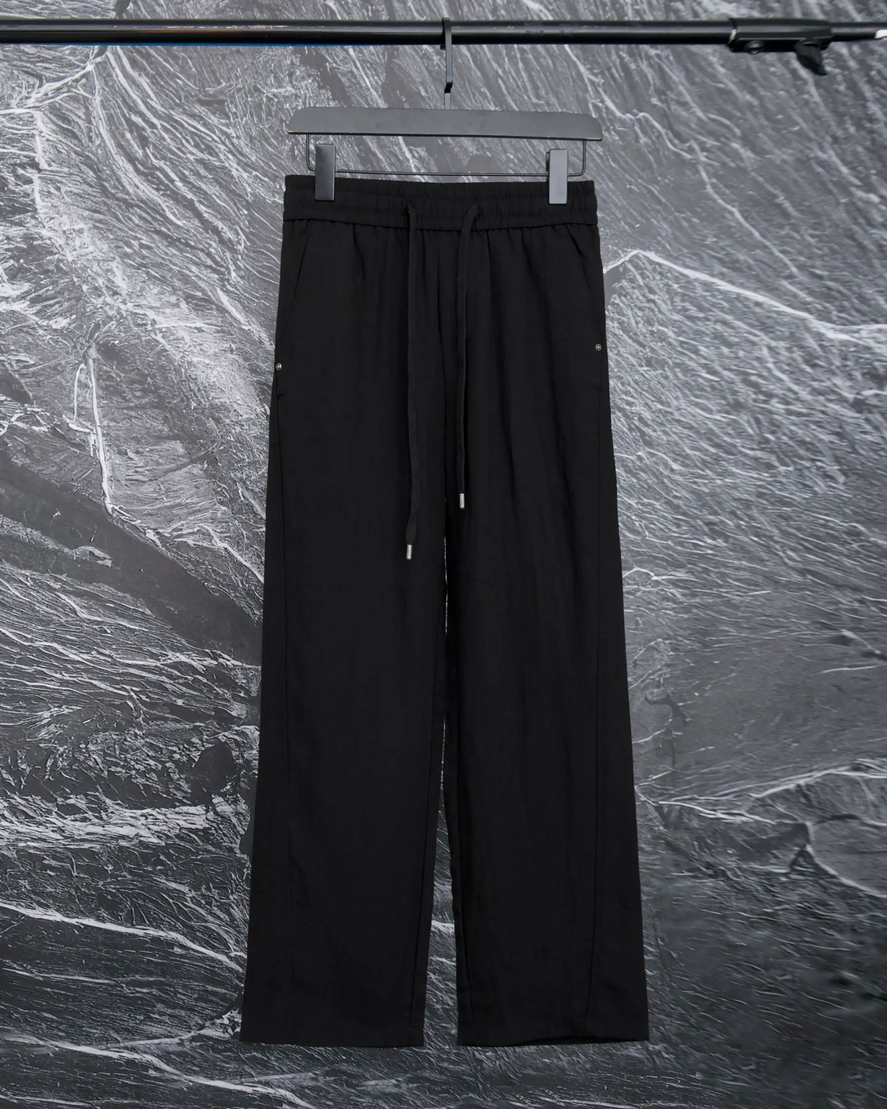 Embroidered Logo Linen-Blend Drawstring Trousers D20513331