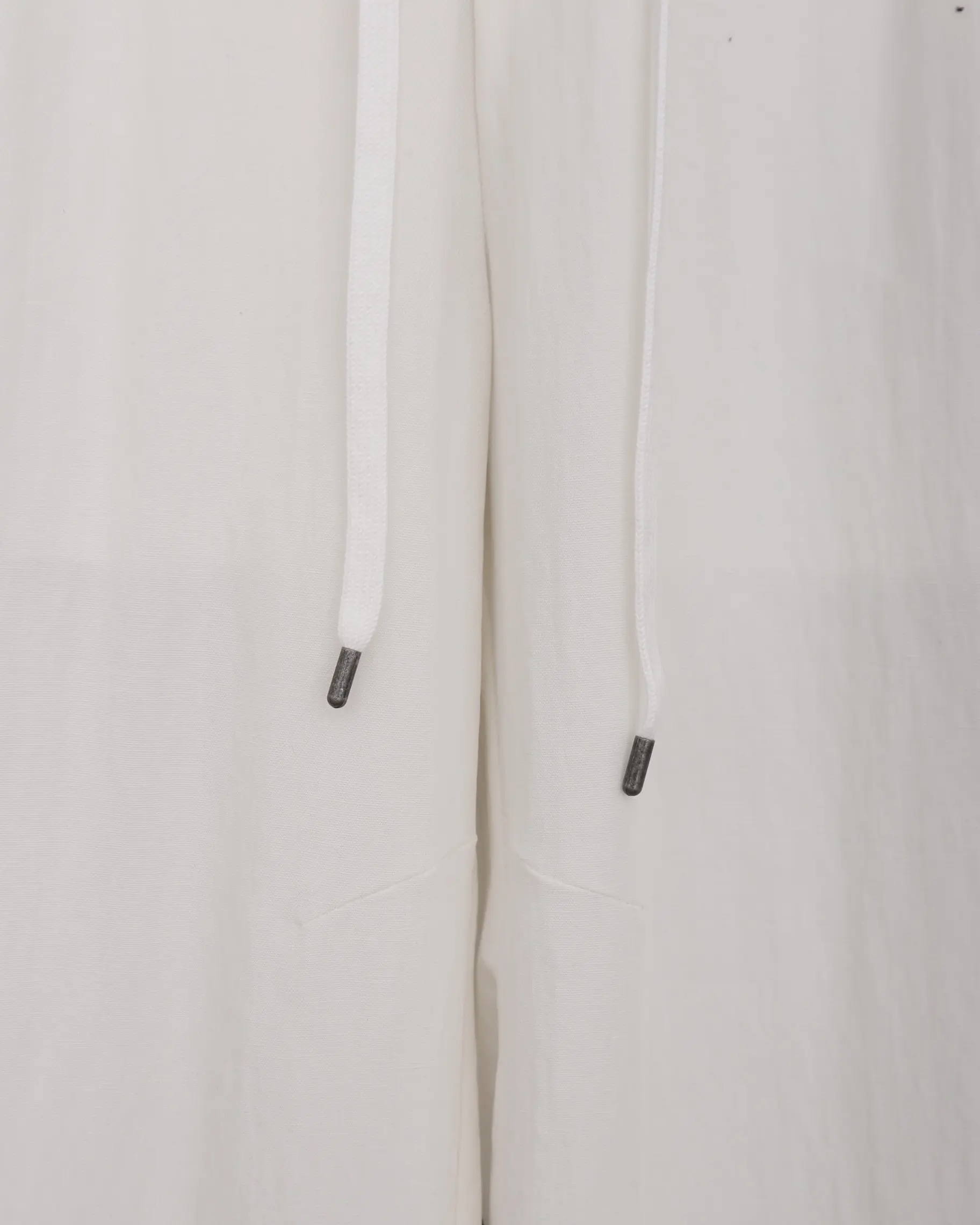 Embroidered Linen-Blend Drawstring Trousers D20513330 — view 8