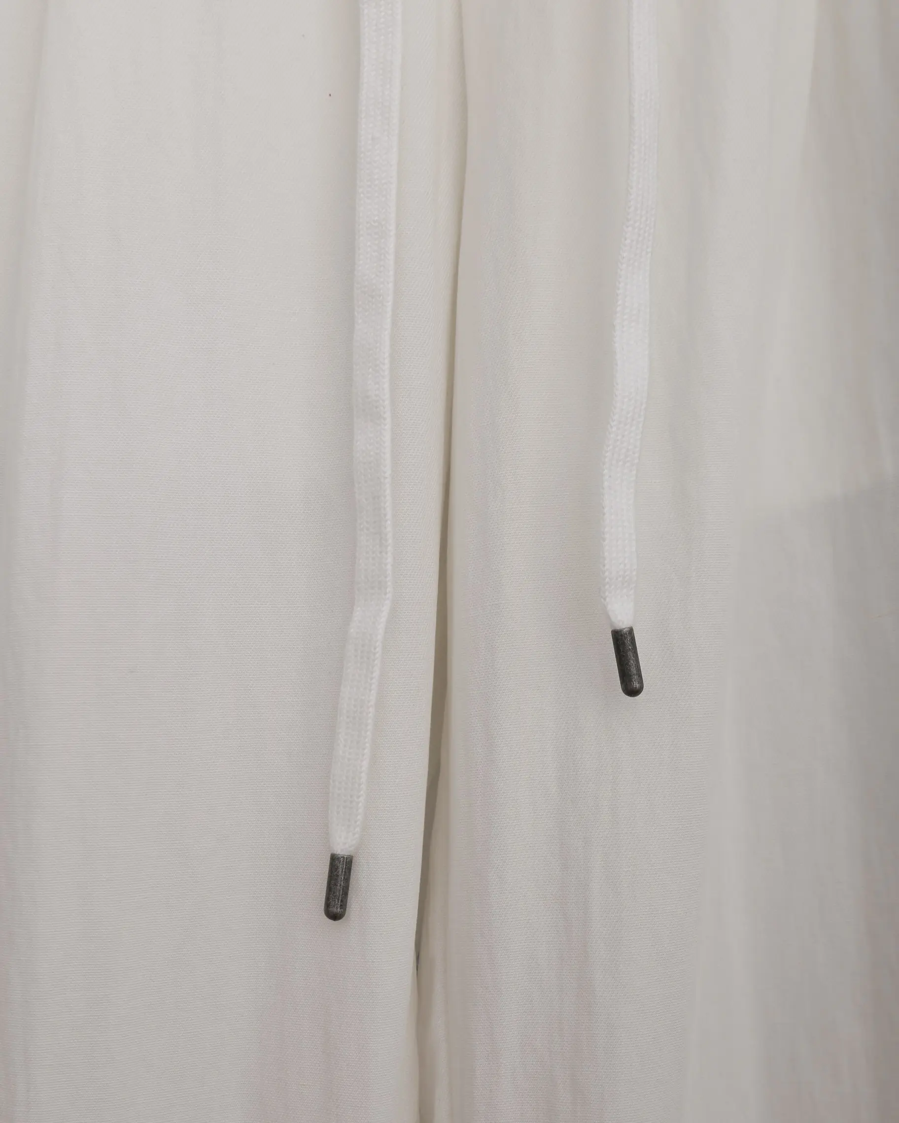Embroidered Logo Cotton-Linen Trousers D20513329 — view 6