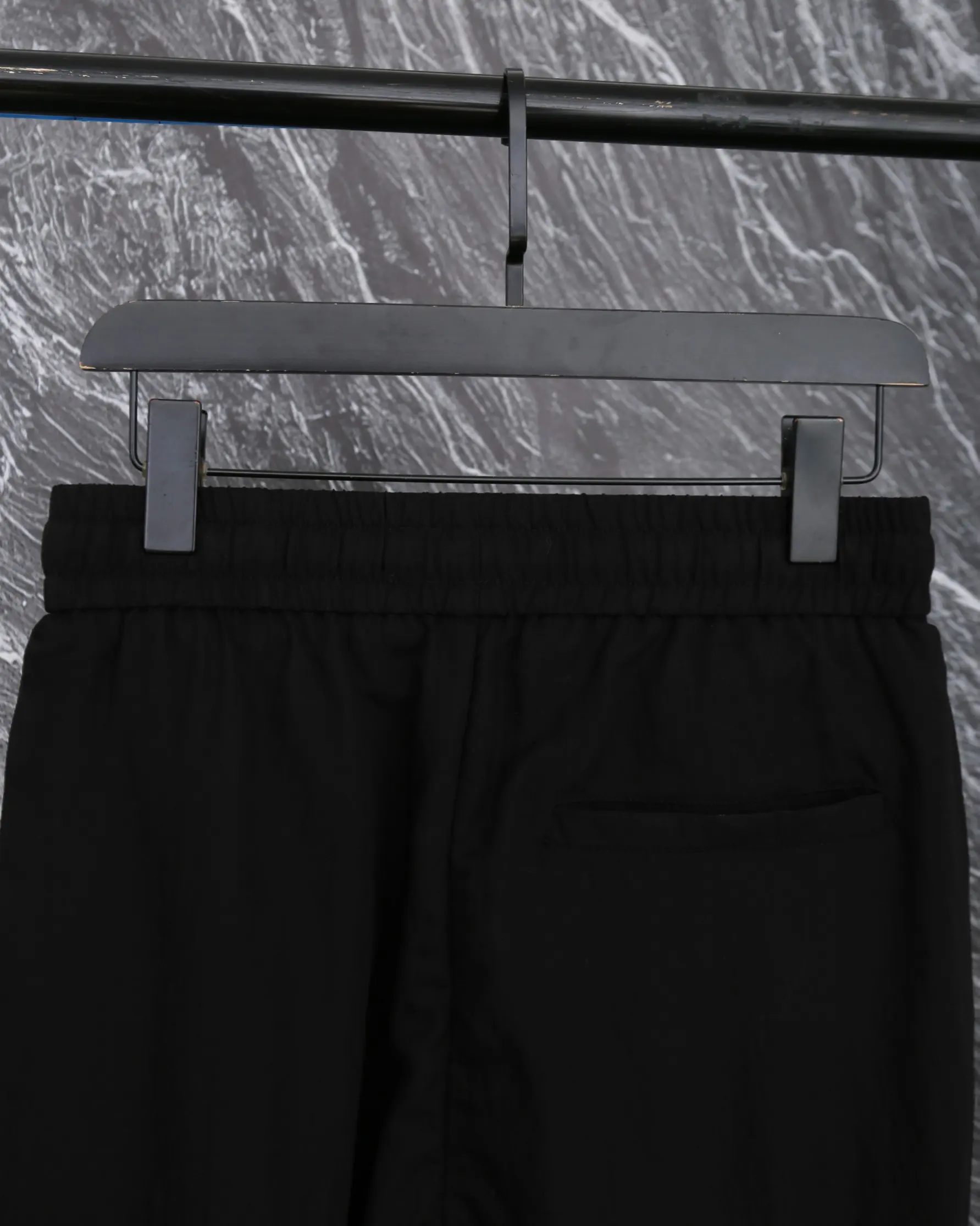 Embroidered Logo Linen-Blend Drawstring Trousers D20513328 — view 6