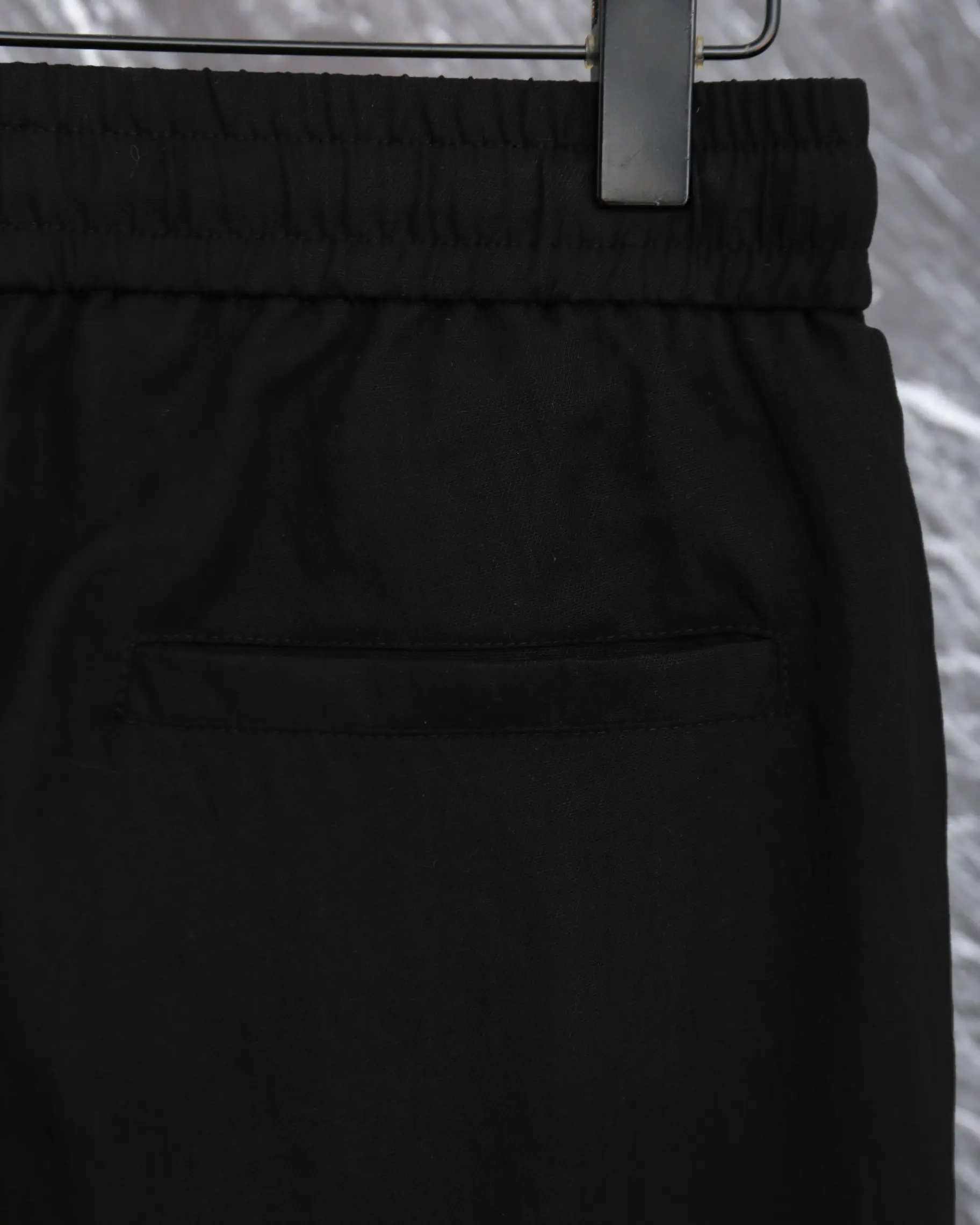 Embroidered Logo Linen-Blend Drawstring Trousers D20513328 — view 7