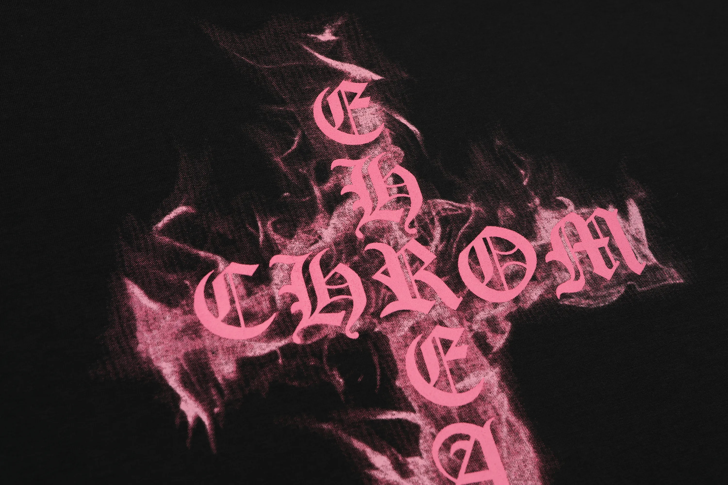 Pink Flame Cross Graphic T-Shirt D5515852 — view 6