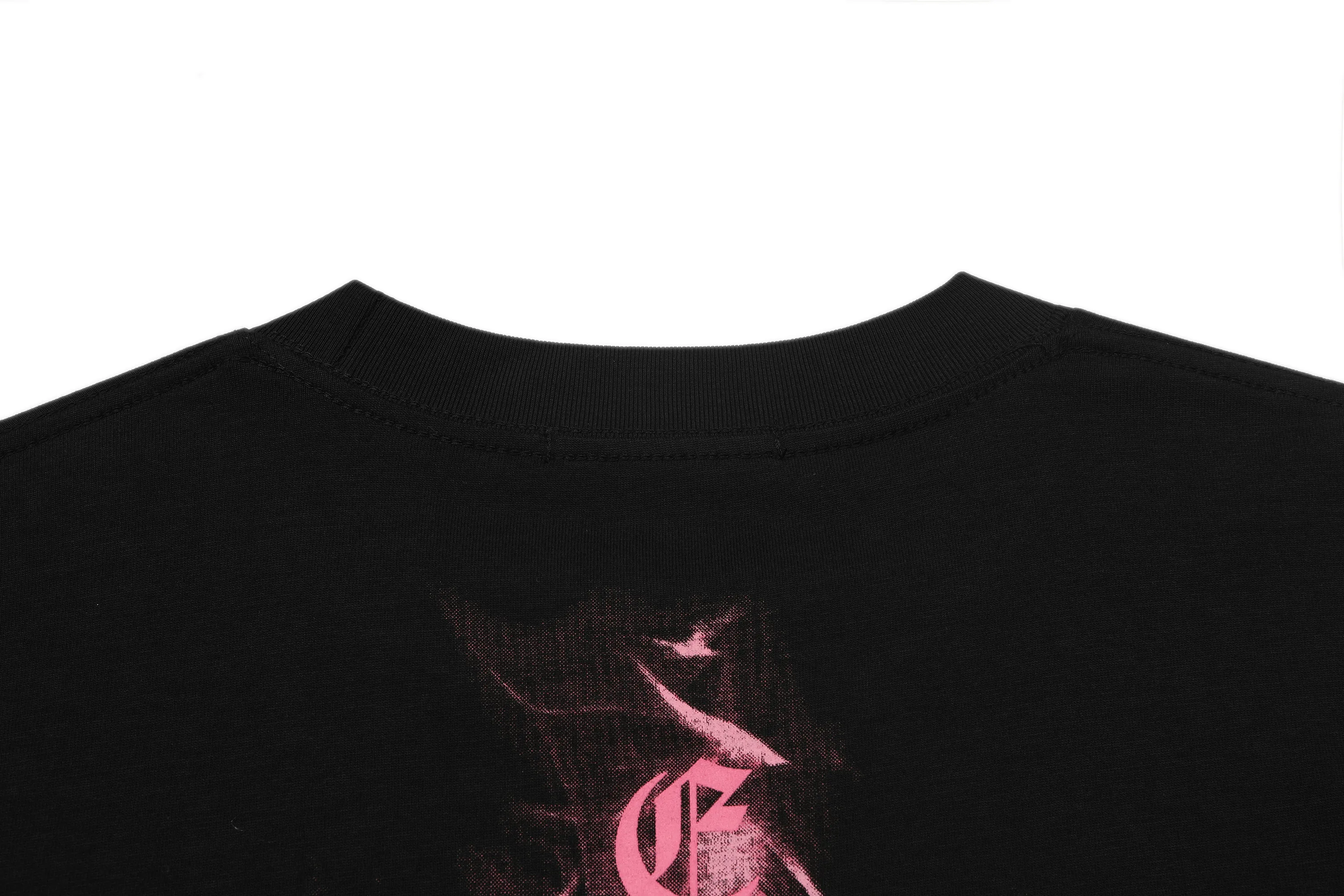 Pink Flame Cross Graphic T-Shirt D5515852 — view 8