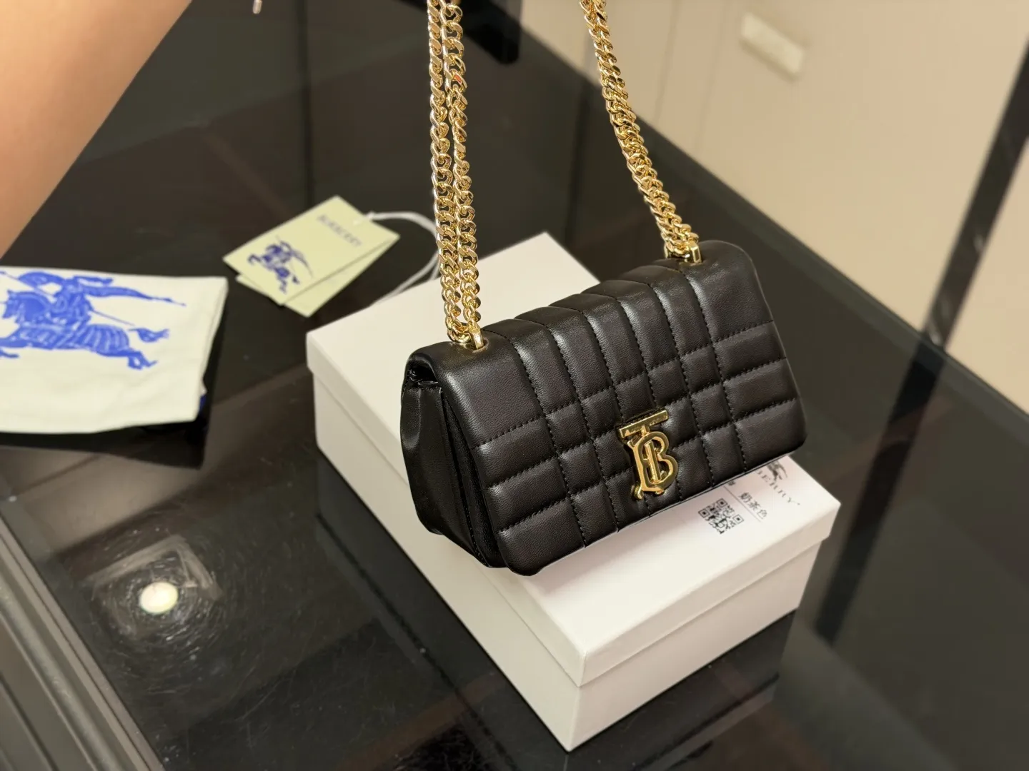 Lola Quilted Leather Shoulder Bag D26517869 — view 2