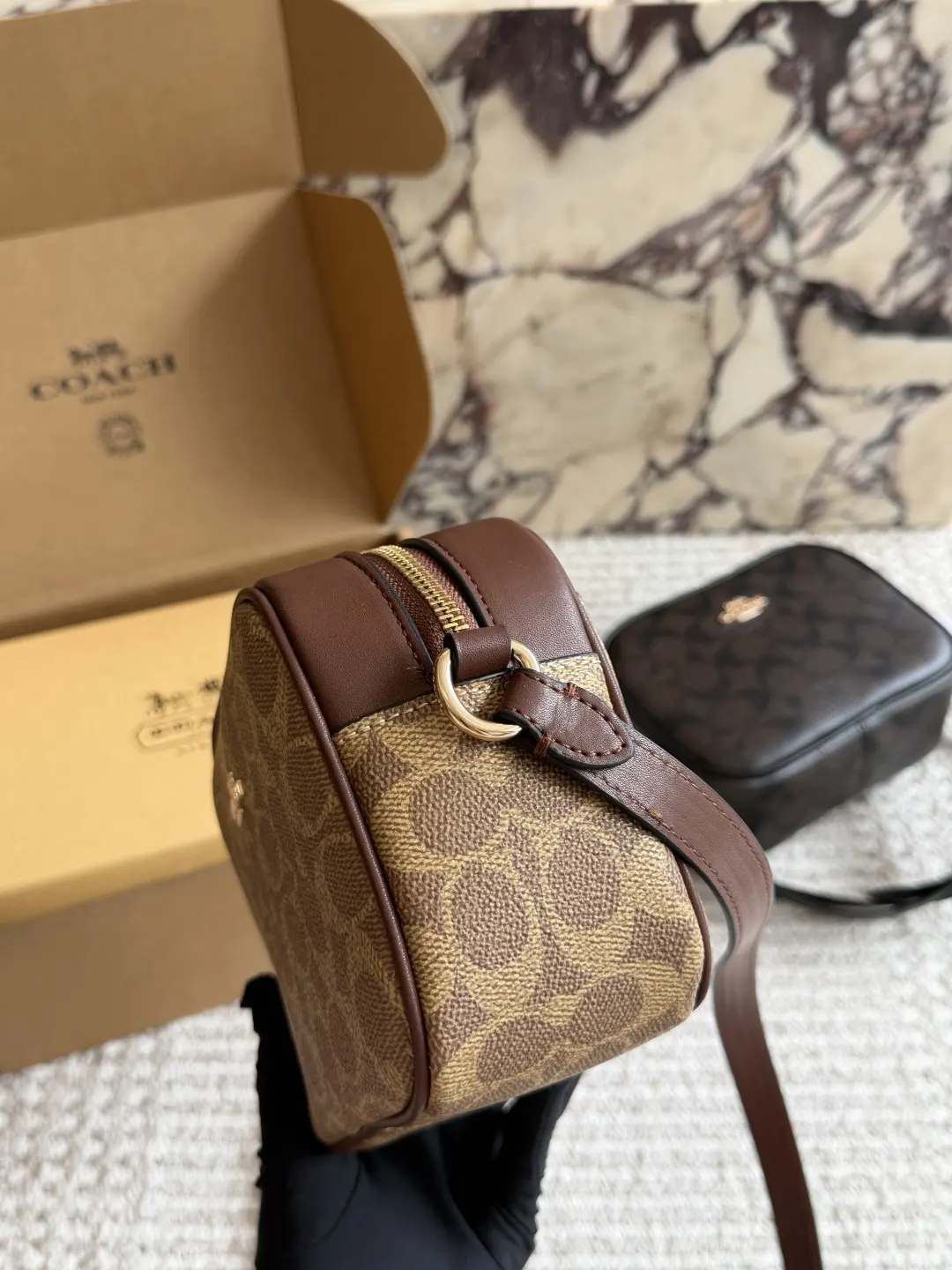 Monogram Coated Canvas Camera Bag D27517858 — view 3