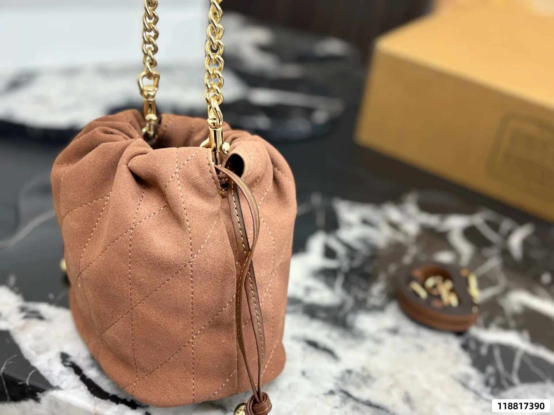 Coach Faye Mini Drawstring Bucket Bag D27518121 — view 3