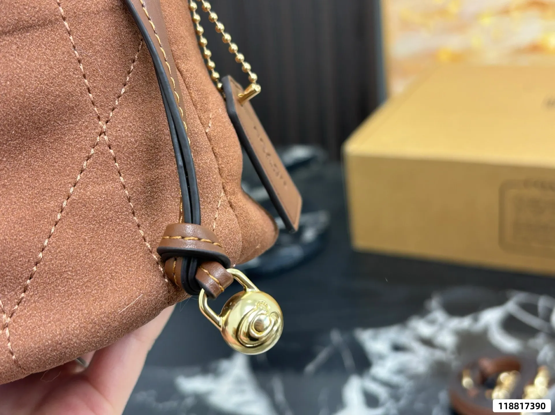 Coach Faye Mini Drawstring Bucket Bag D27518121 — view 8