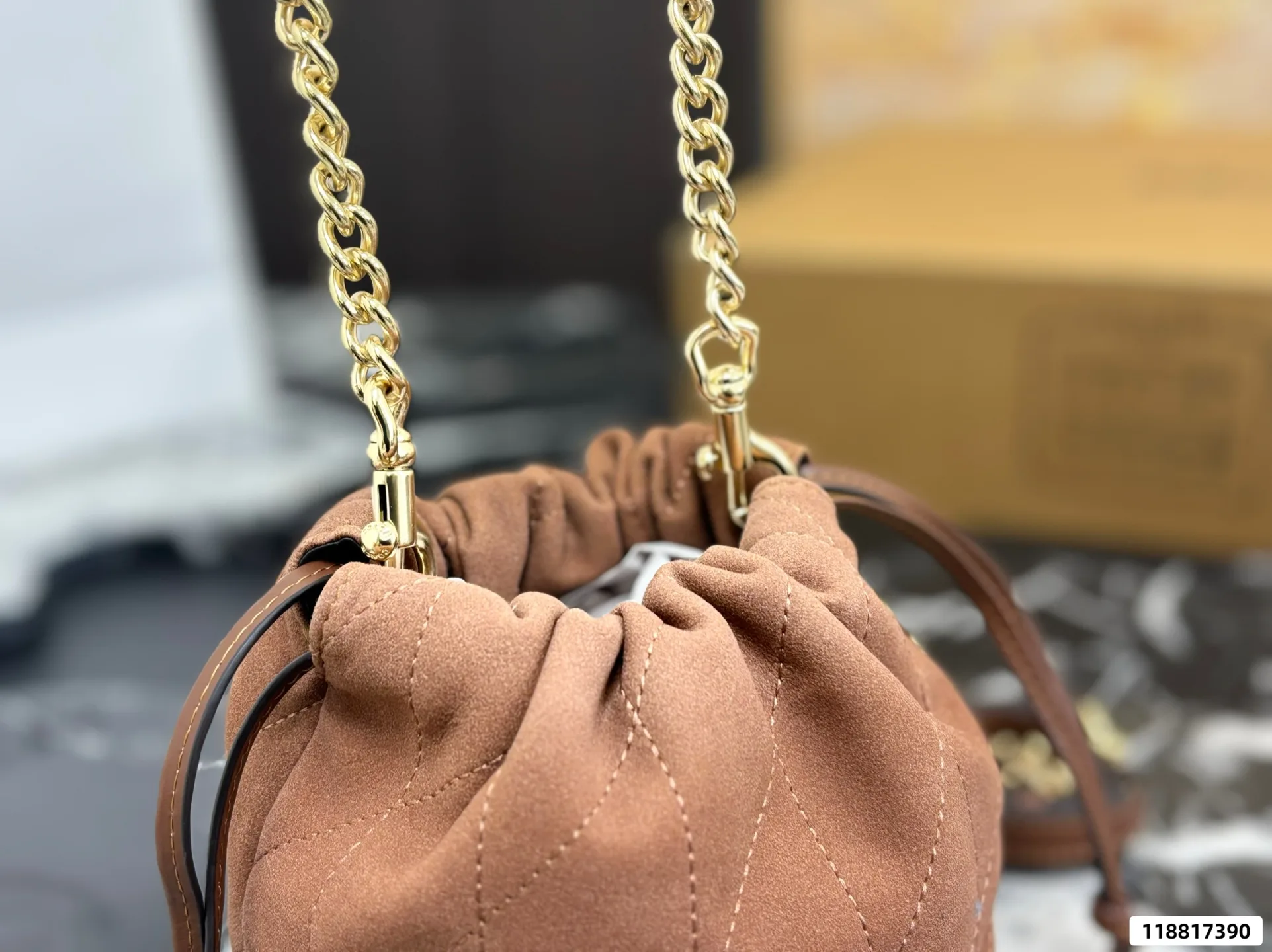 Coach Faye Mini Drawstring Bucket Bag D27518121 — view 9