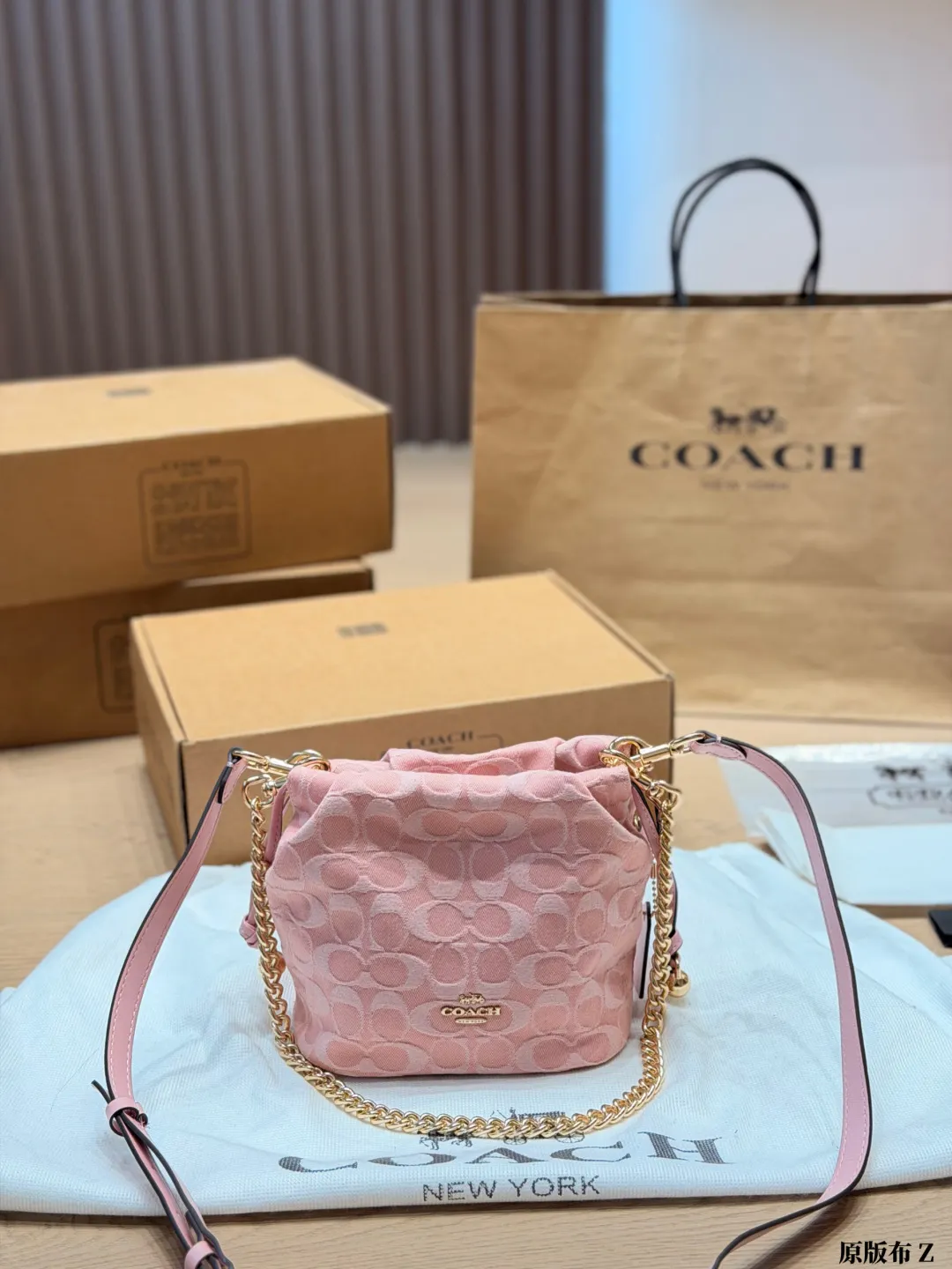 Faye Mini Drawstring Bucket Bag D27518120