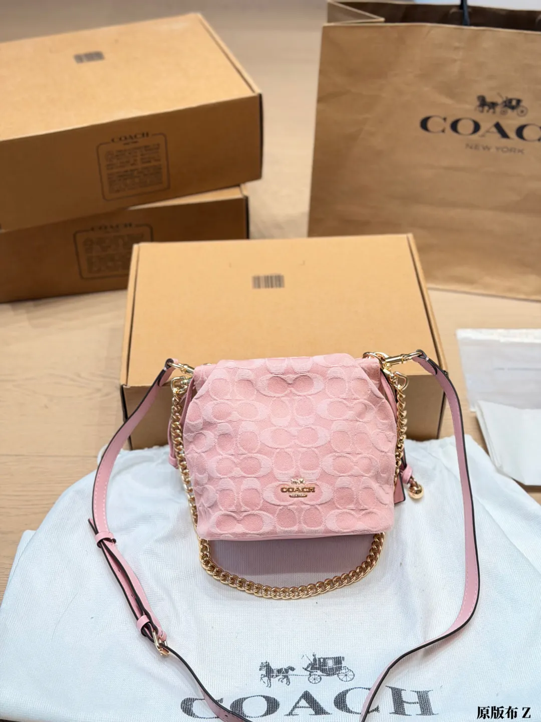 Faye Mini Drawstring Bucket Bag D27518120 — view 2
