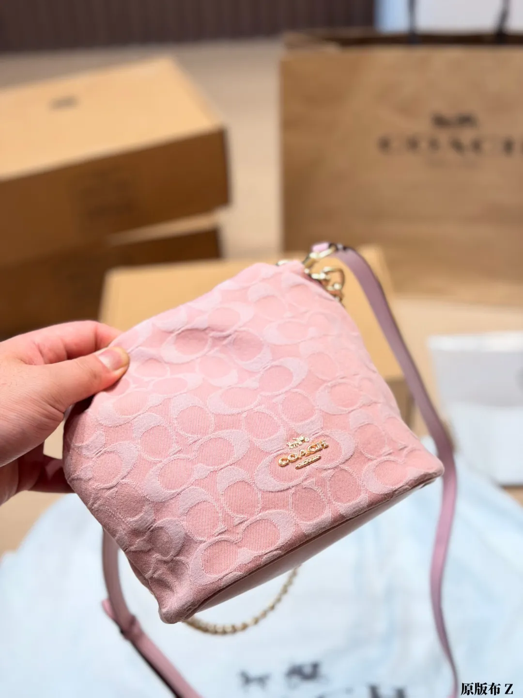 Faye Mini Drawstring Bucket Bag D27518120 — view 6