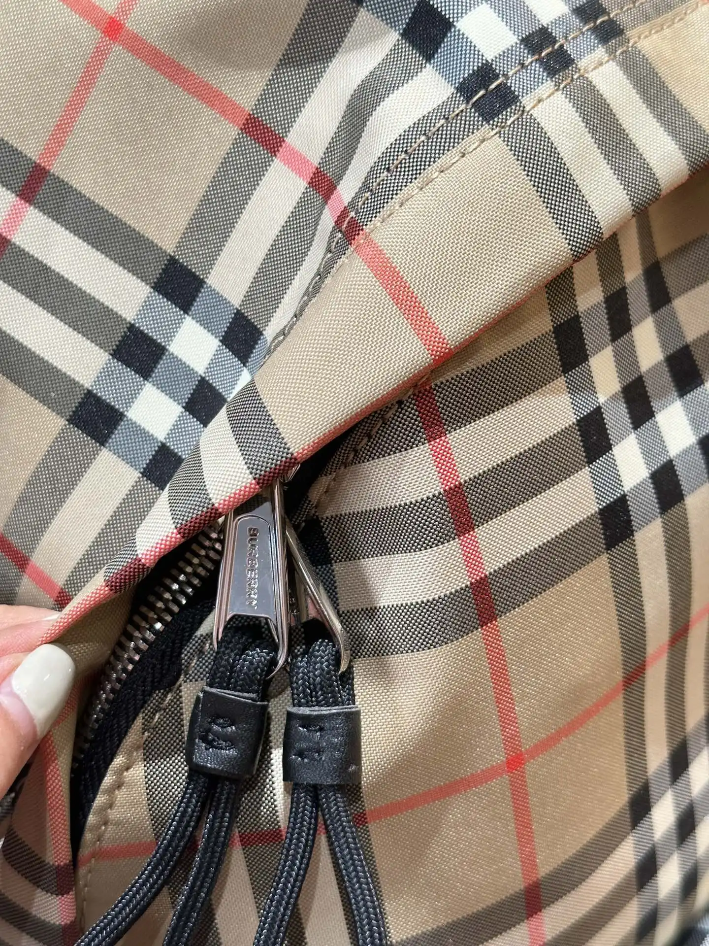 Vintage Check Nylon Backpack D28518188 — view 6