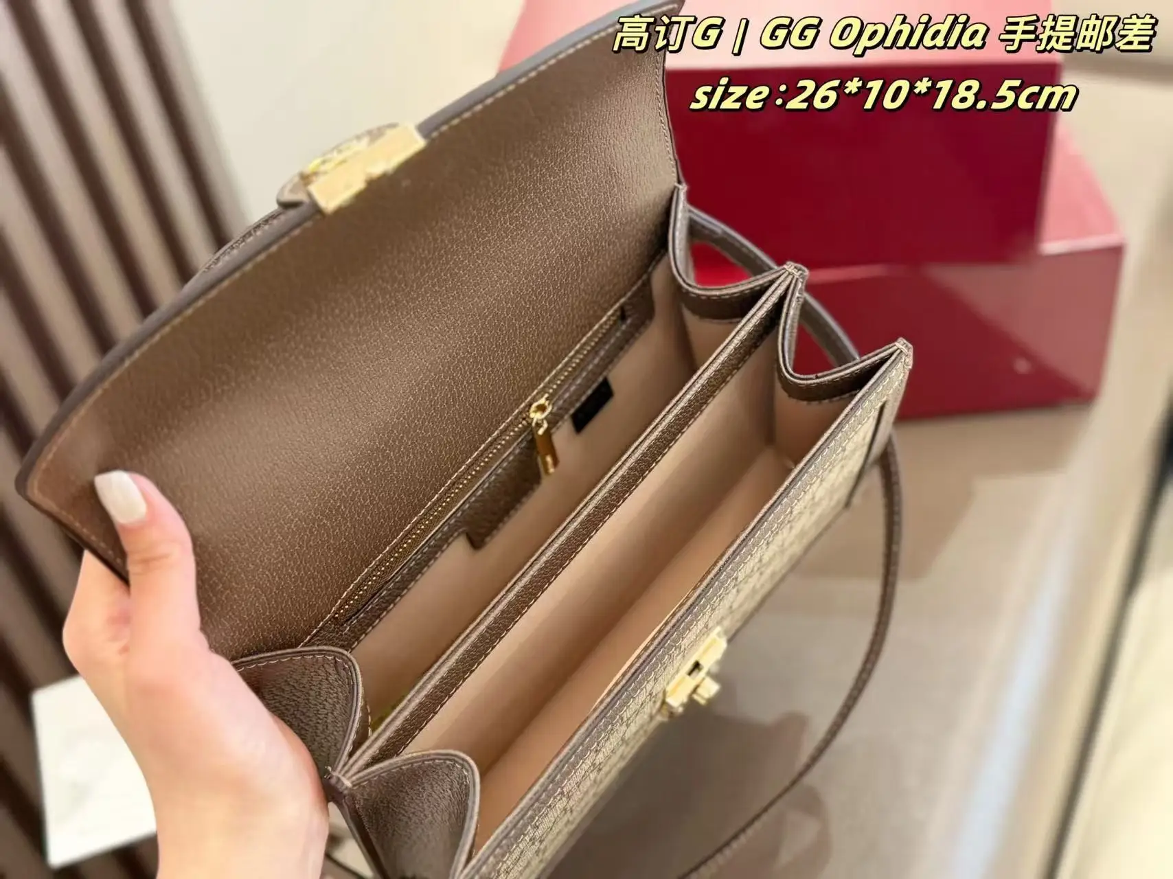 Ophidia GG Supreme Top-Handle Bag D28518193 — view 9
