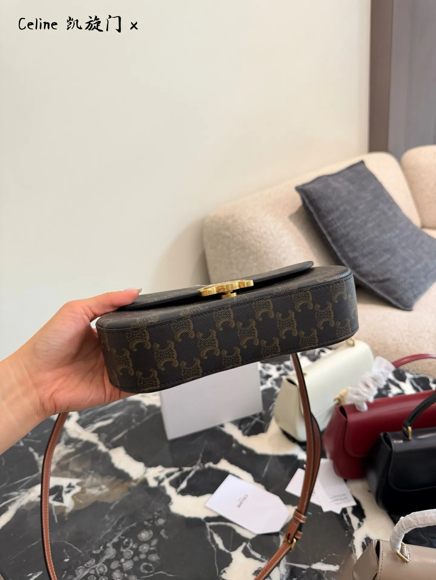 Teen Lola Triomphe Monogram Top-Handle Bag D30017821 — view 3