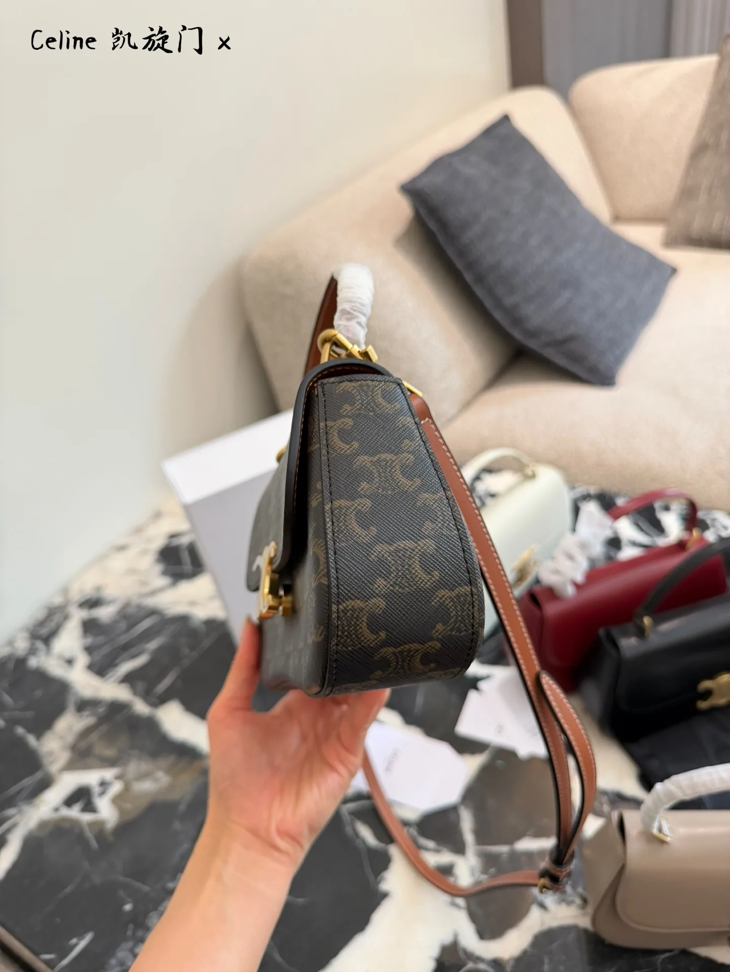 Teen Lola Triomphe Monogram Top-Handle Bag D30017821 — view 4