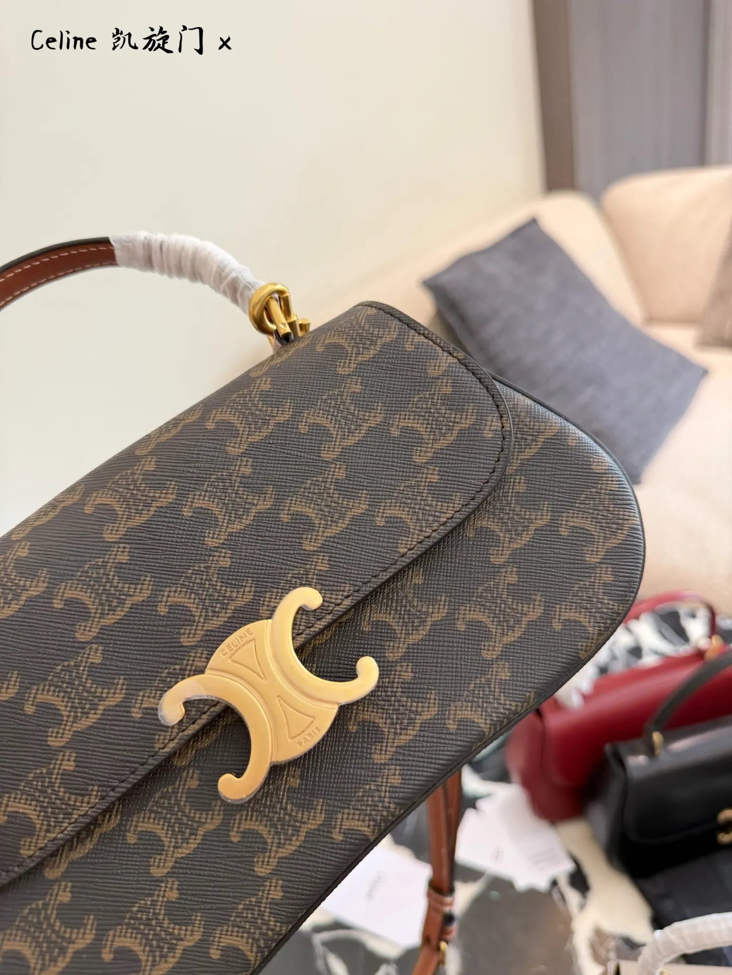 Teen Lola Triomphe Monogram Top-Handle Bag D30017821 — view 5