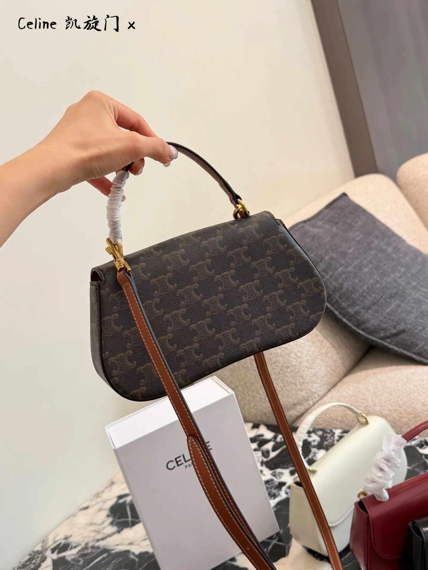 Teen Lola Triomphe Monogram Top-Handle Bag D30017821 — view 8