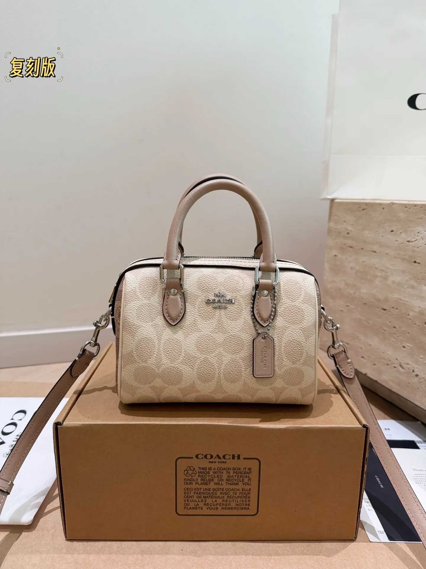 Coach Rowan Mini Boston Bag D30017943 — view 4