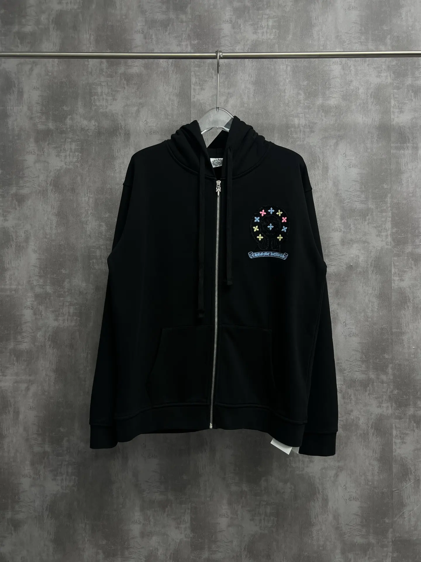 Chrome Hearts Multi-Color Cross Zip-Up Hoodie D23022747