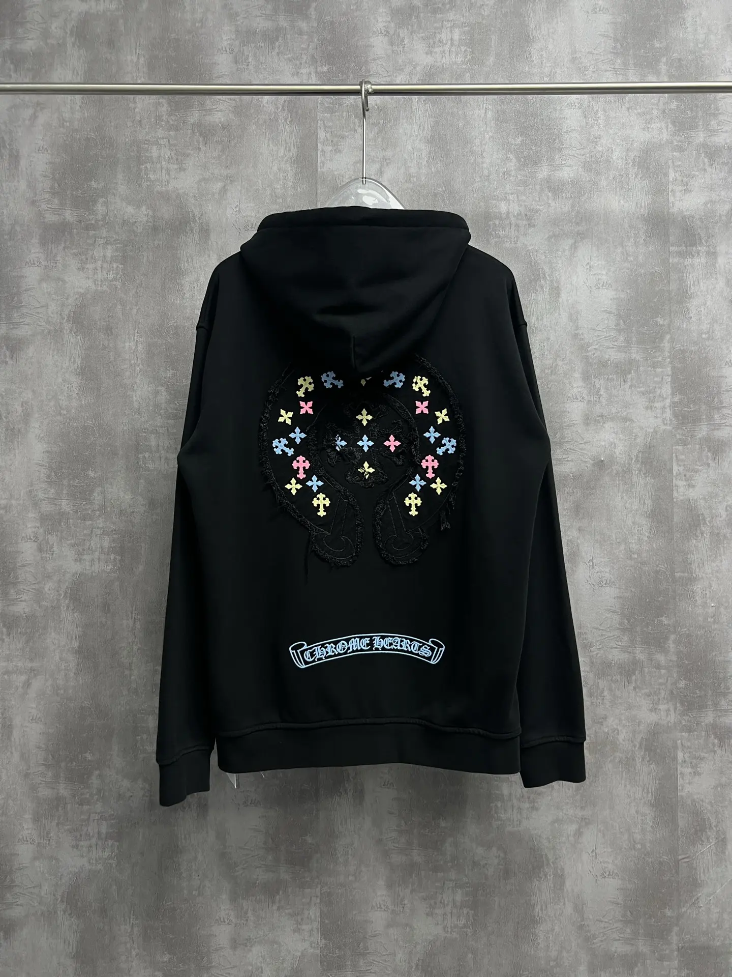 Chrome Hearts Multi-Color Cross Zip-Up Hoodie D23022747 — view 2